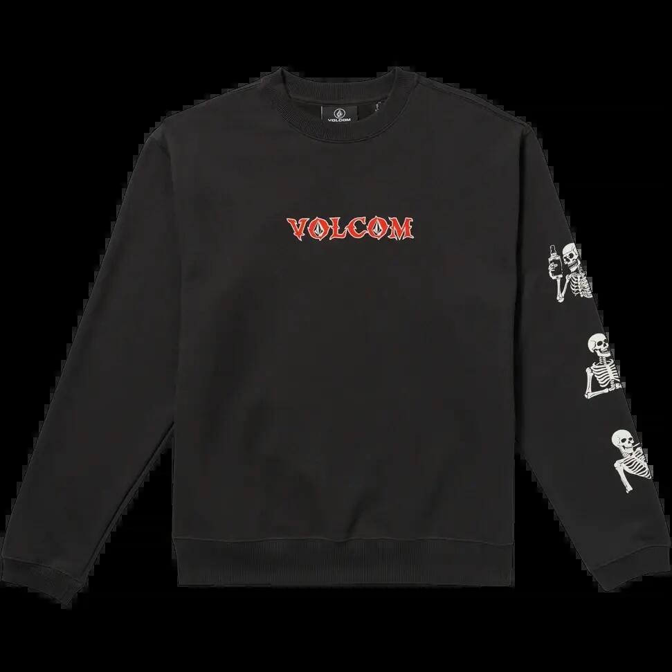 Sweatshirt Volcom NEVER ENDS CREW Preto 7/8