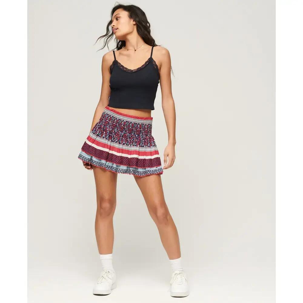 Mini sukně s volány pro ženy Superdry Vintage 2/4