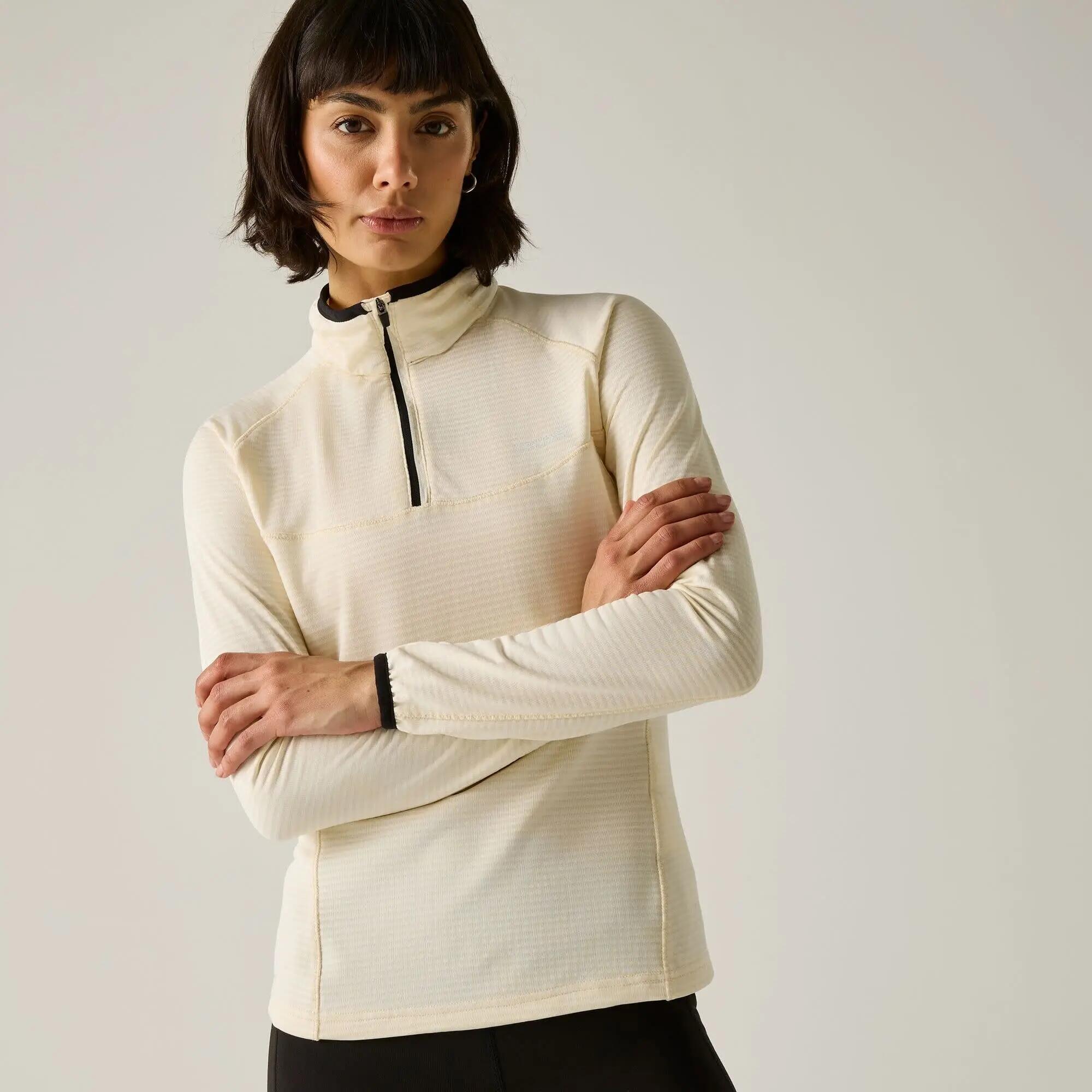 Fleece Pullover Damen - REGATTA Women's Yonder II - LightVanilla 6/7