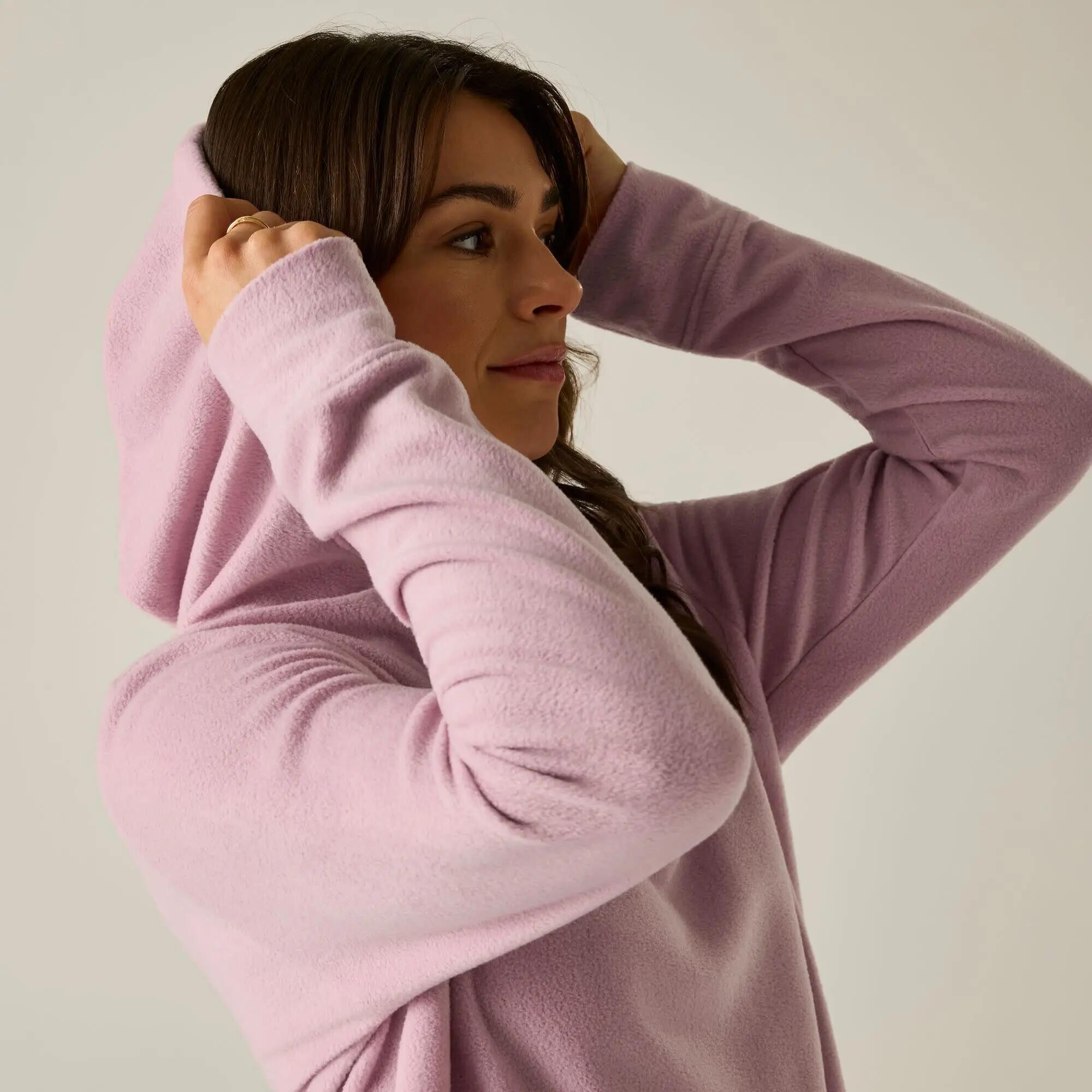 Fleecevesten Truien Dames - REGATTA Mayse Hoody - Powder Lilac Solid 5/7