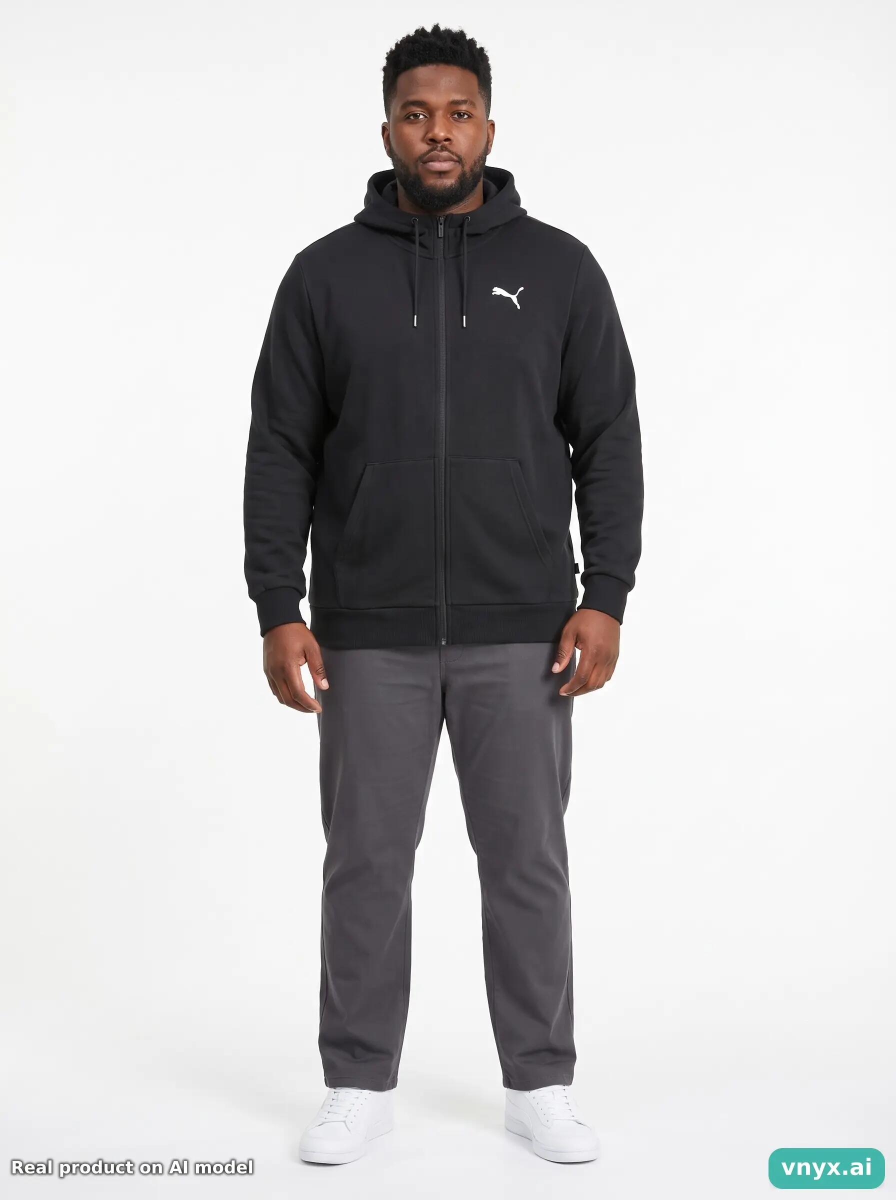 Second Life - Puma Hoodie in Black size XL 6/6