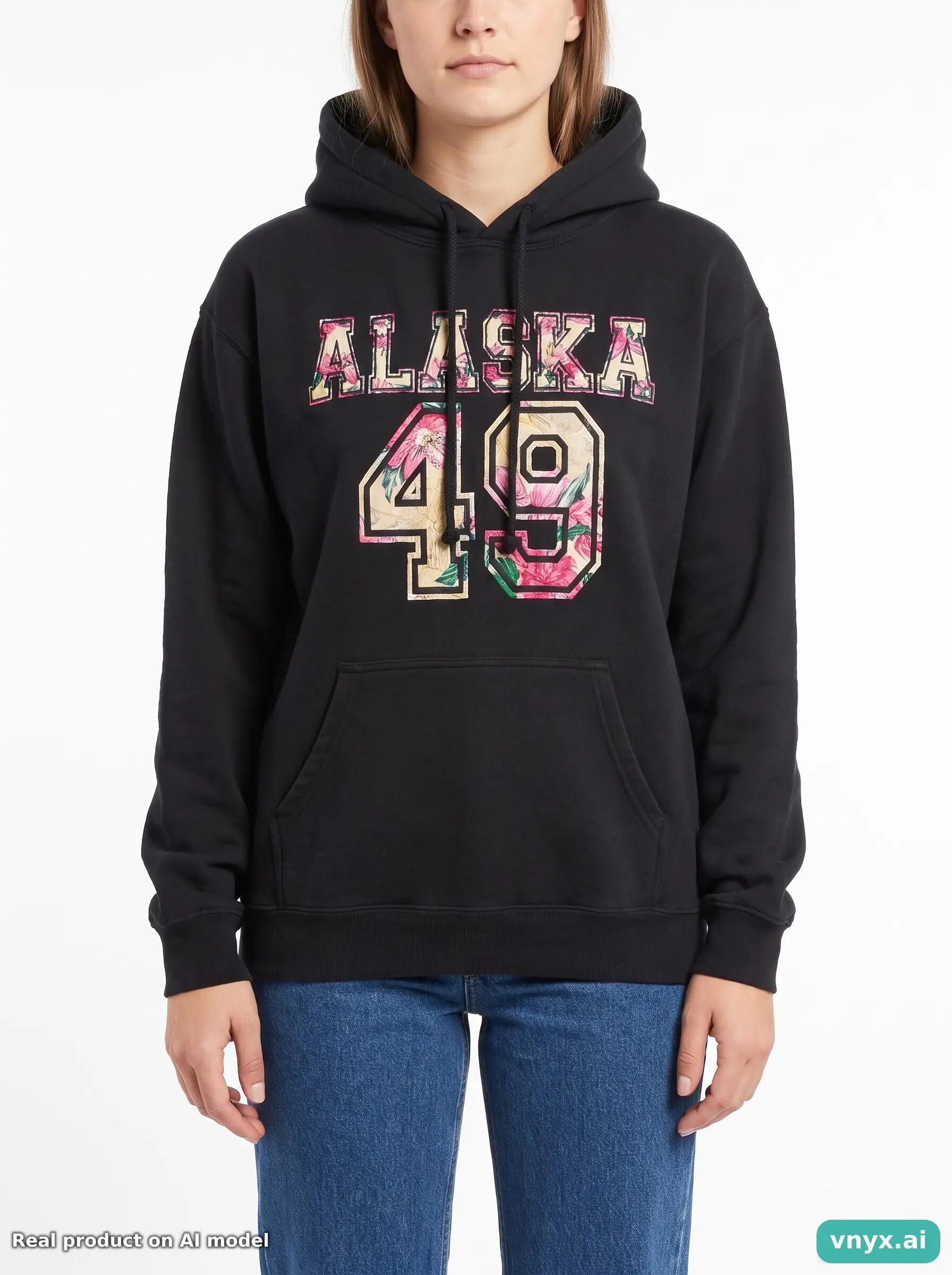 Second Life - Vintage Gildan Black Hoodie Women L 5/6