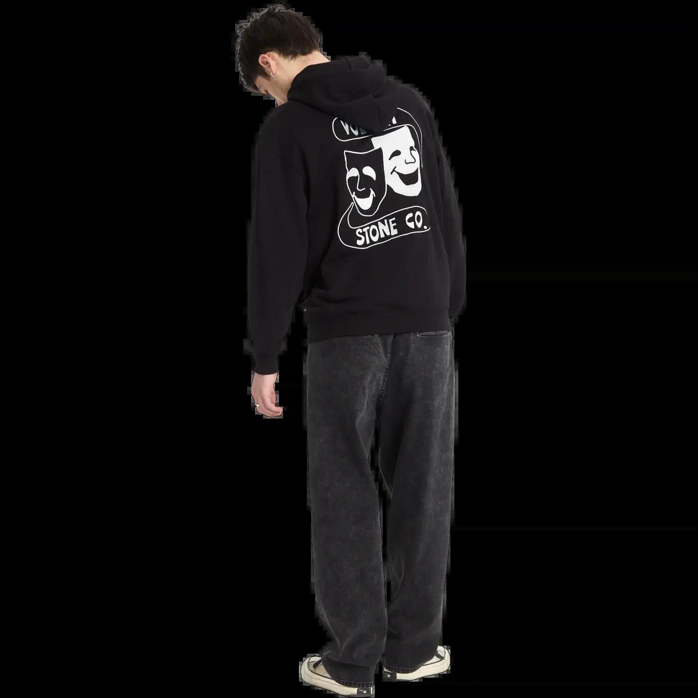 Volcom HANDERRY PO Kapuzenpullover Schwarz 6/7