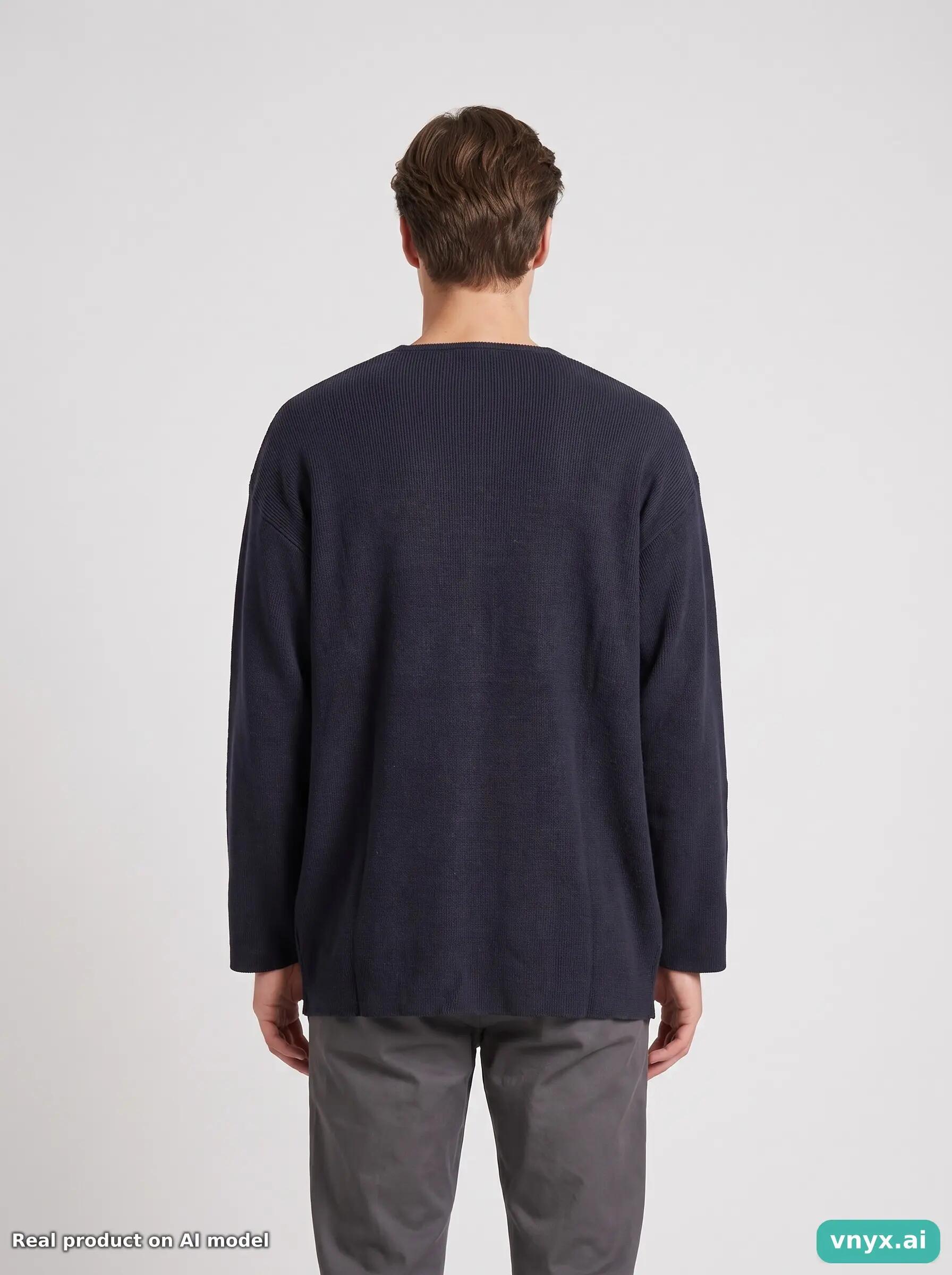 Second Life - Vintage Disney Navy Sweater (for men) 5/6