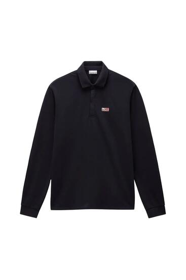 Polo - Sportswear - Homme - Manches longues - Evan - Noir