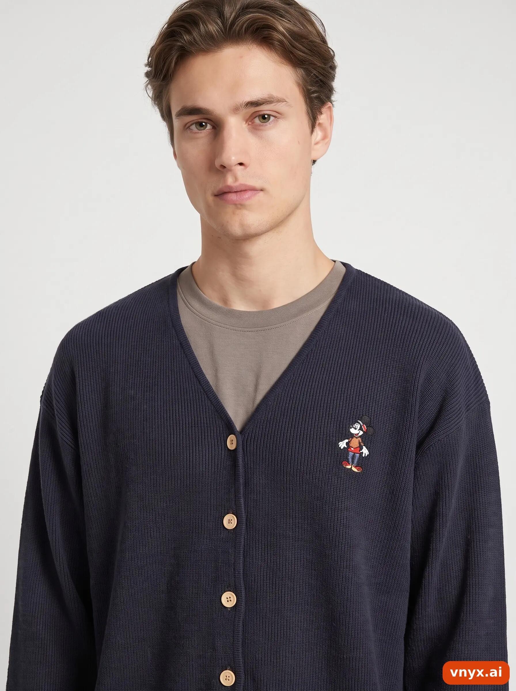 Second Life - Vintage Disney Navy Sweater (for men) 4/6