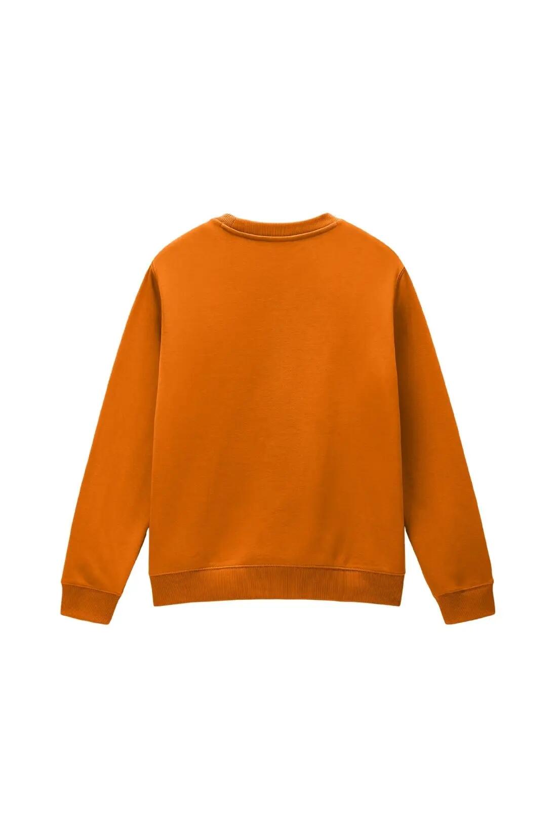 Sudadera - Sportswear - Hombre - Cuello redondo, corte regular - Buri - Naranja 2/2