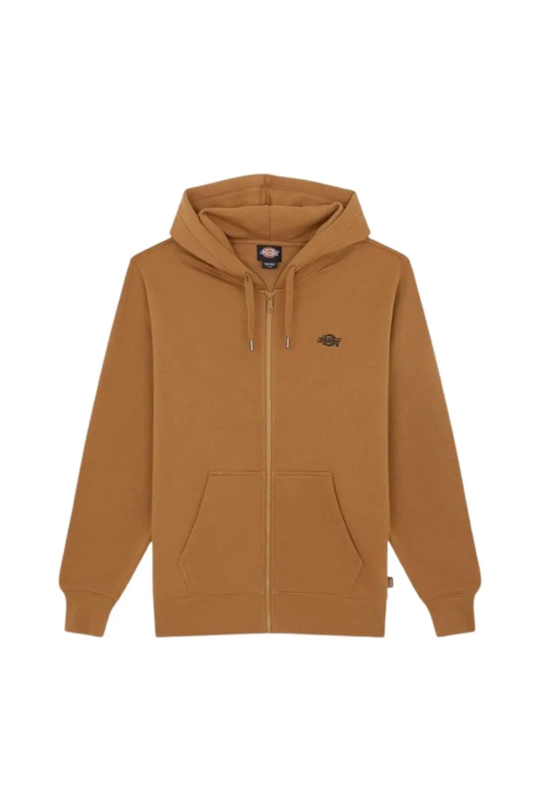 Felpa - Uomo - Con zip - Summerdale - Marrone seppia 2/4