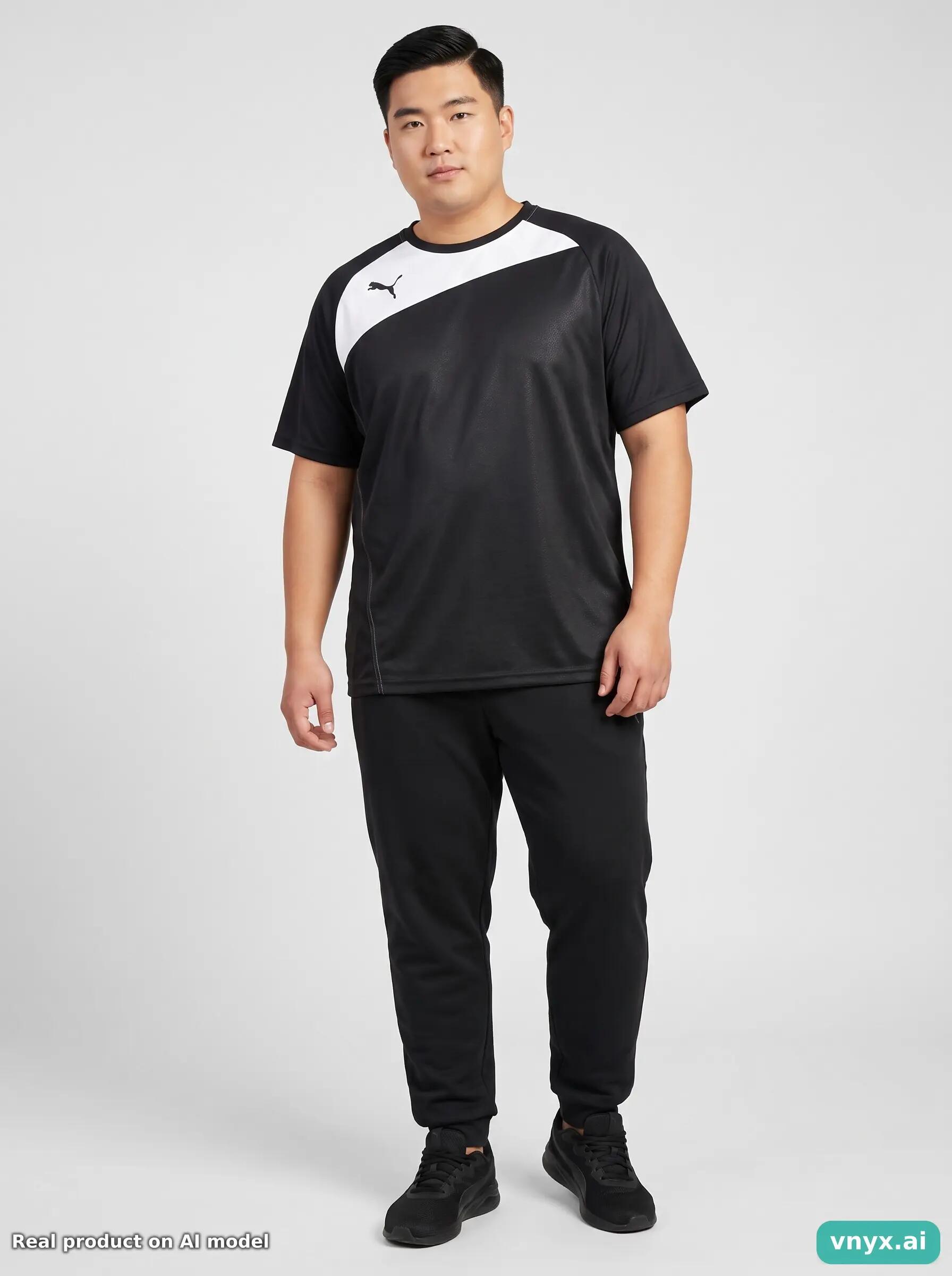 Second Life - Athletic Puma Sports T-shirt in Black size XL 6/6