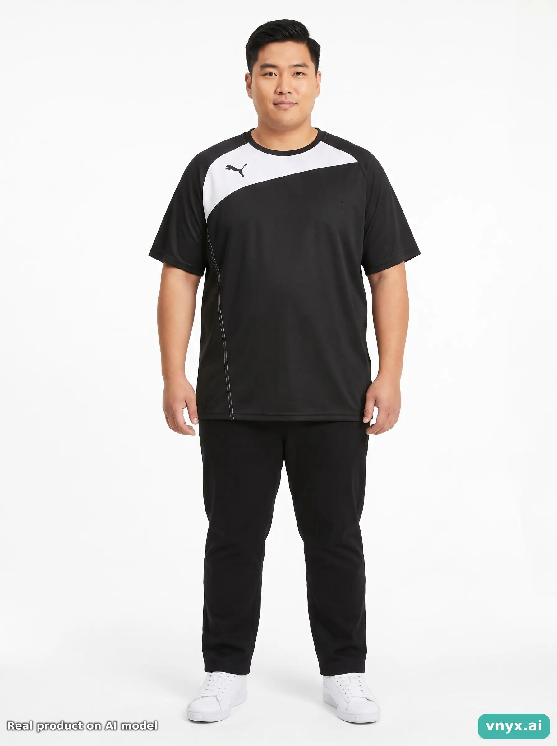 Second Life - Athletic Puma Sports T-shirt in Black size XL 3/6