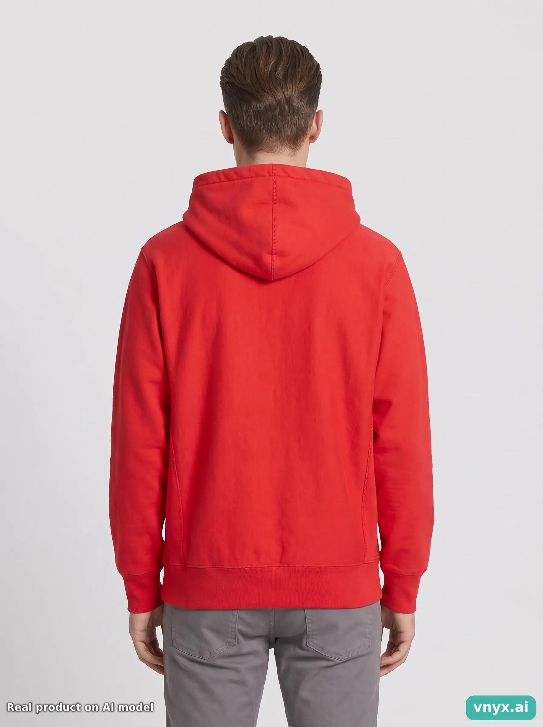 Second Life - Vintage Levi's Red Hoodie Men S 2/6