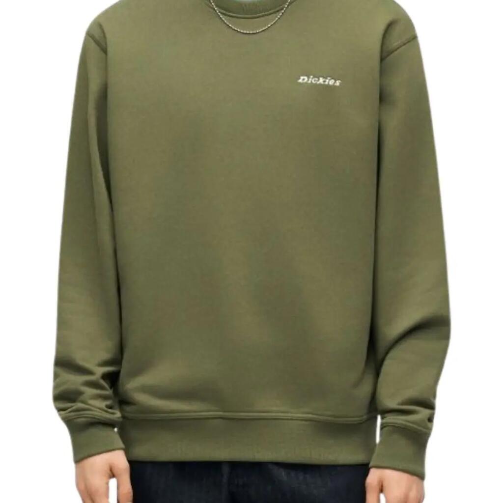Pánska zelená bavlnená mikina DICKIES Loretto