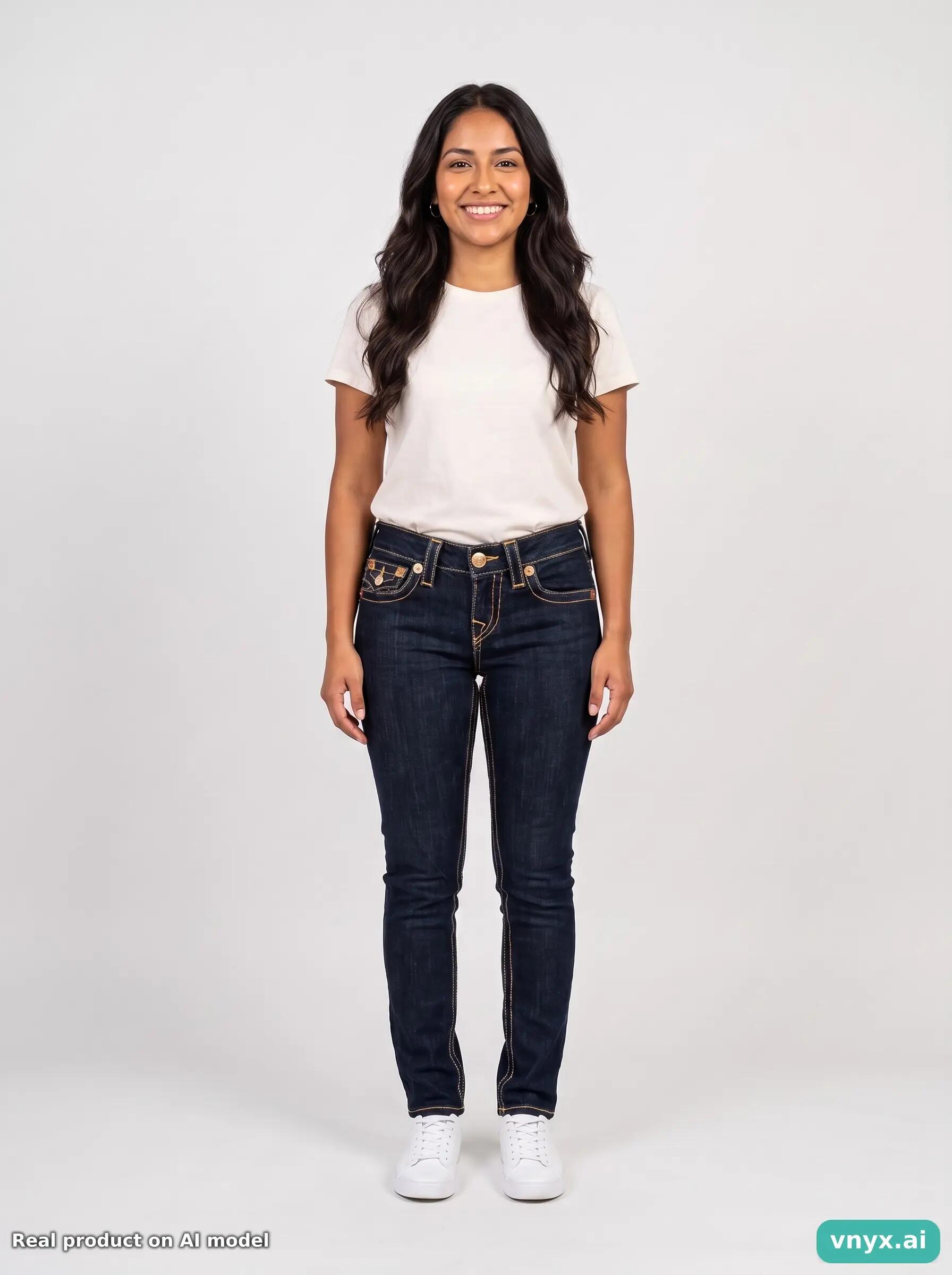 Second Life - Vintage True Religion Indigo Jeans Women W26 / L28 6/6