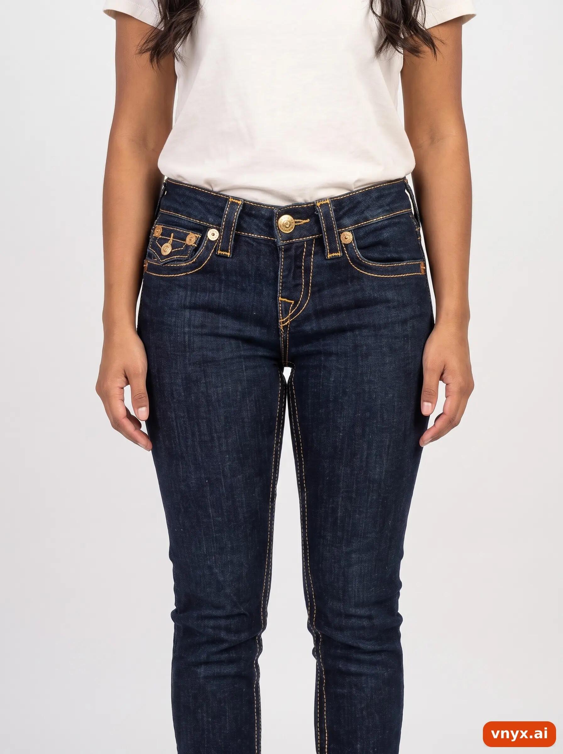Second Life - Vintage True Religion Indigo Jeans Women W26 / L28 5/6