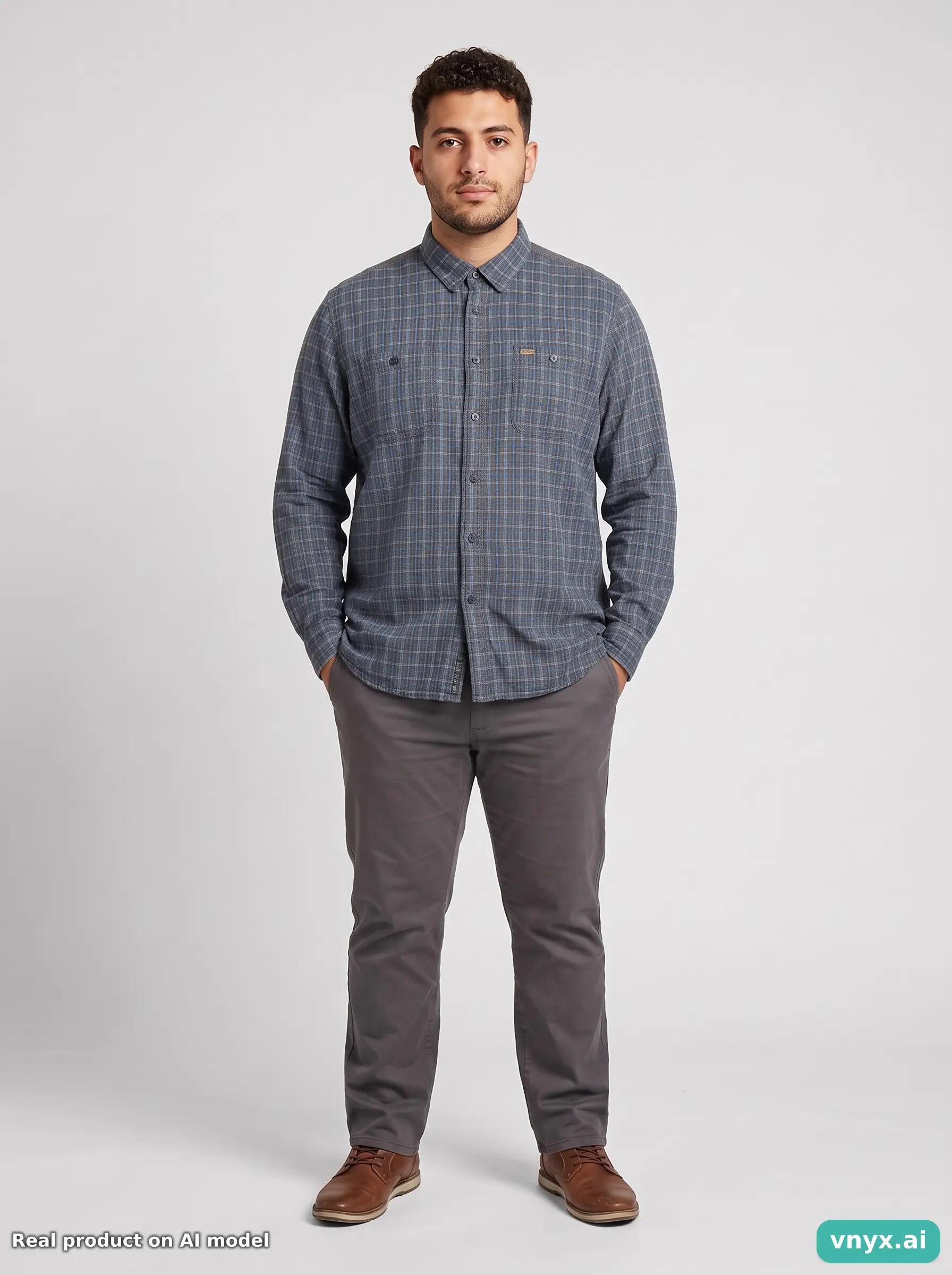 Second Life - Vintage Replay Blue Casual Shirt Men L 6/6