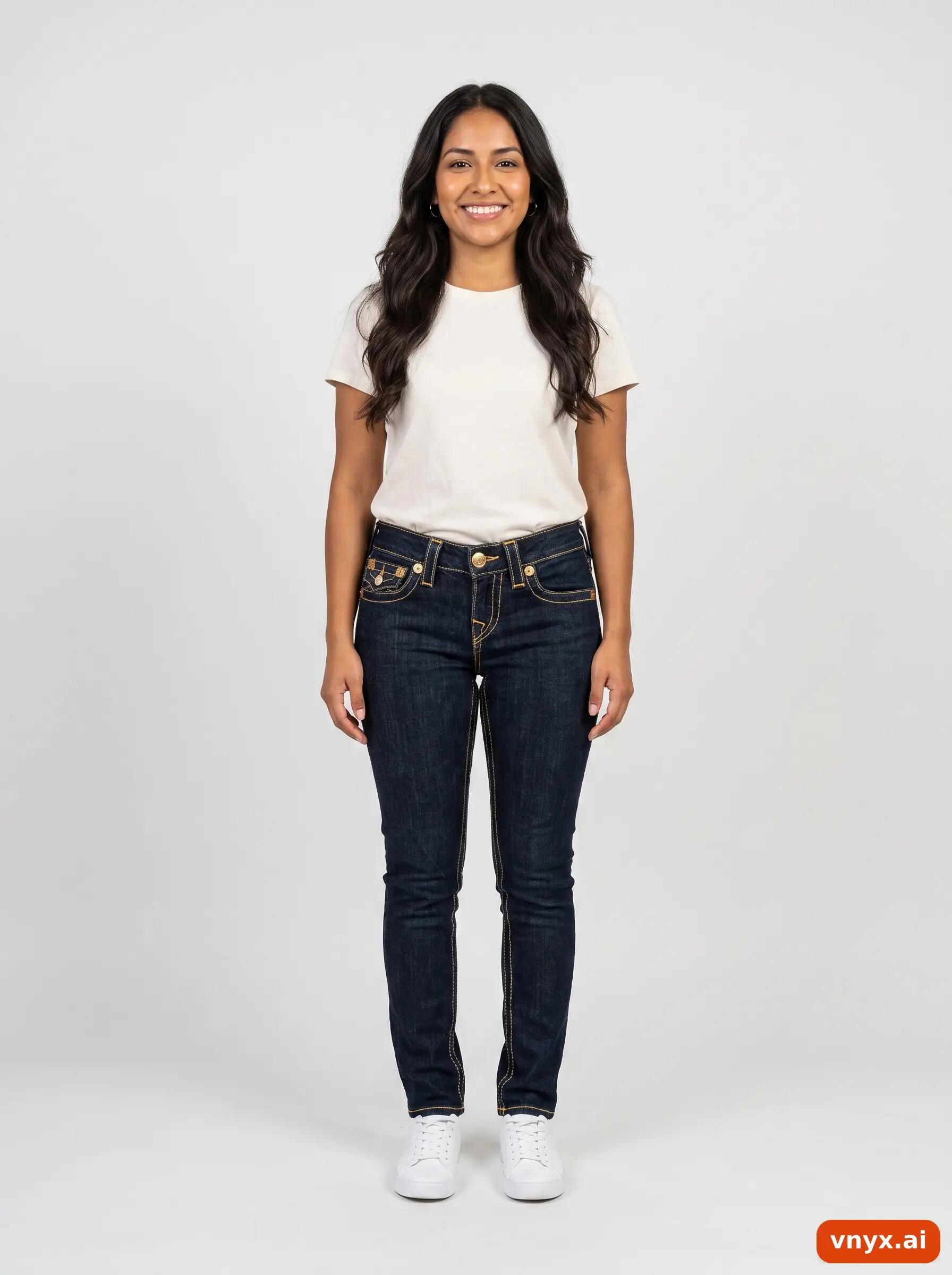 Second Life - Vintage True Religion Indigo Jeans Women W26 / L28 3/6