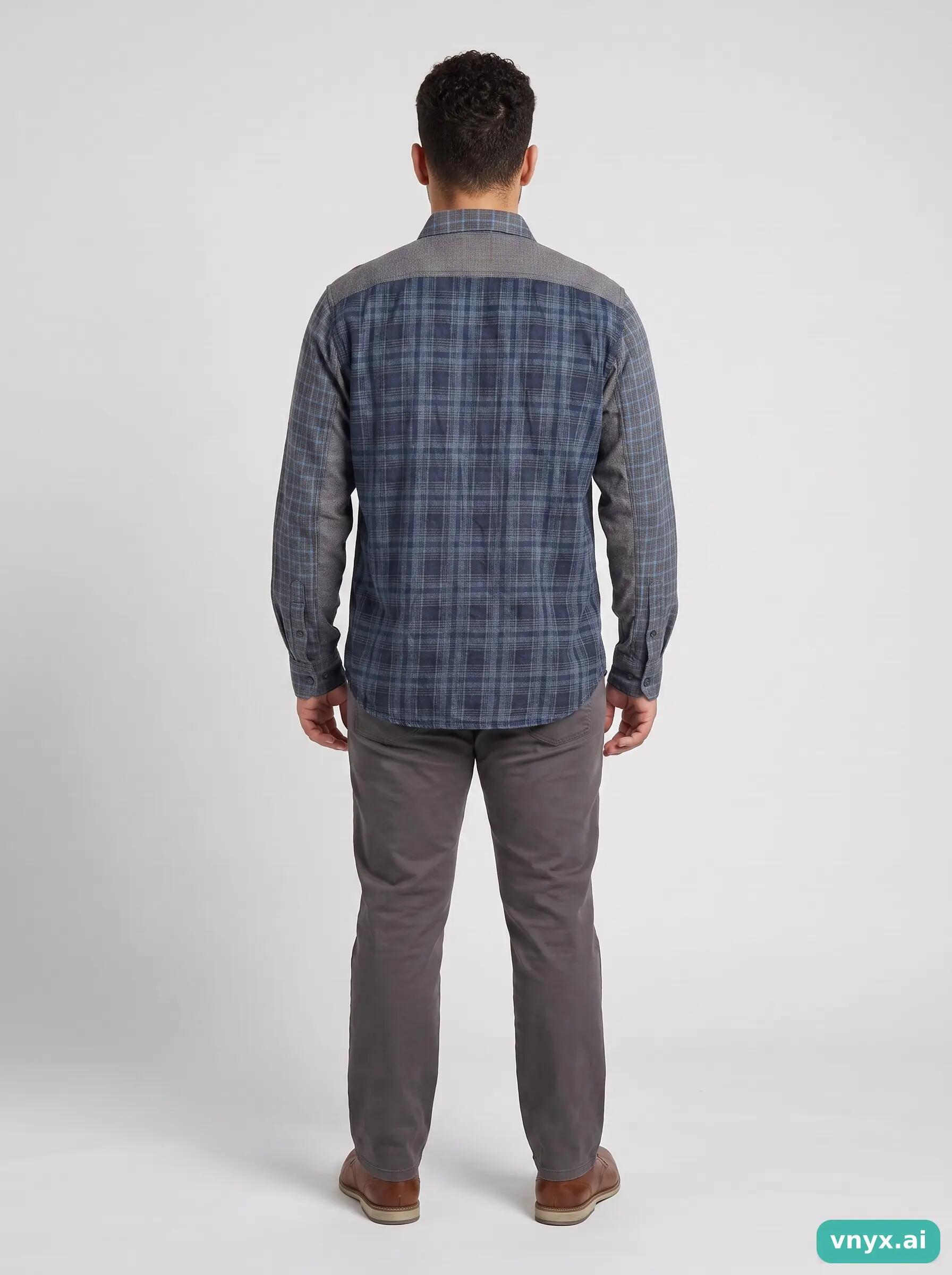 Second Life - Vintage Replay Blue Casual Shirt Men L 4/6