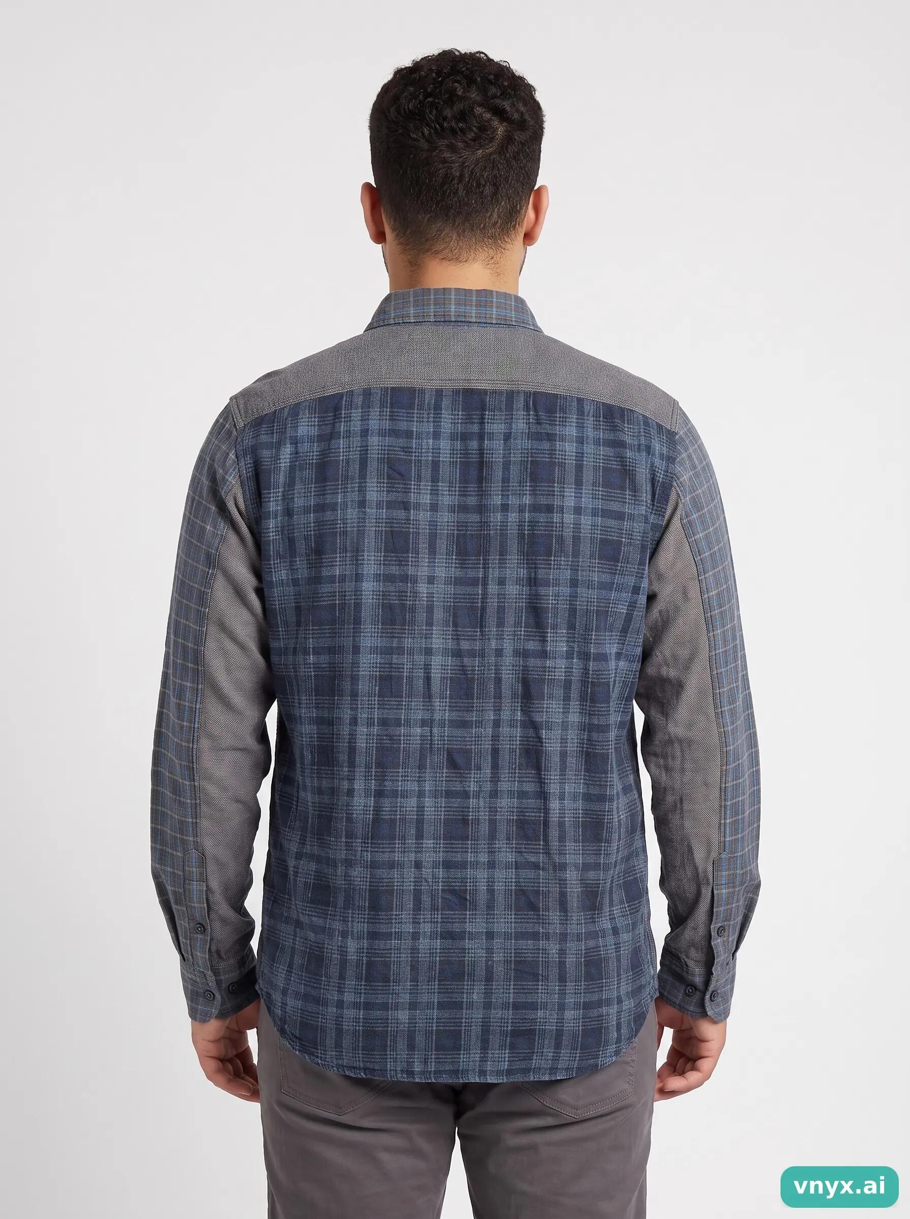 Second Life - Vintage Replay Blue Casual Shirt Men L 2/6