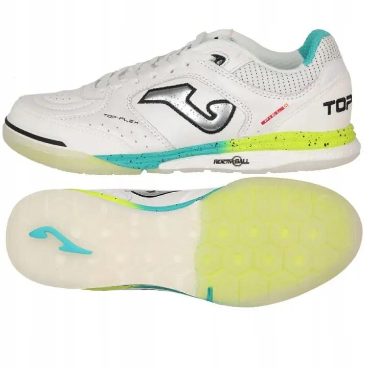 Zapatillas Fútbol Sala Adulto Joma Top Flex Rebound 26 IN Blanco 4/4