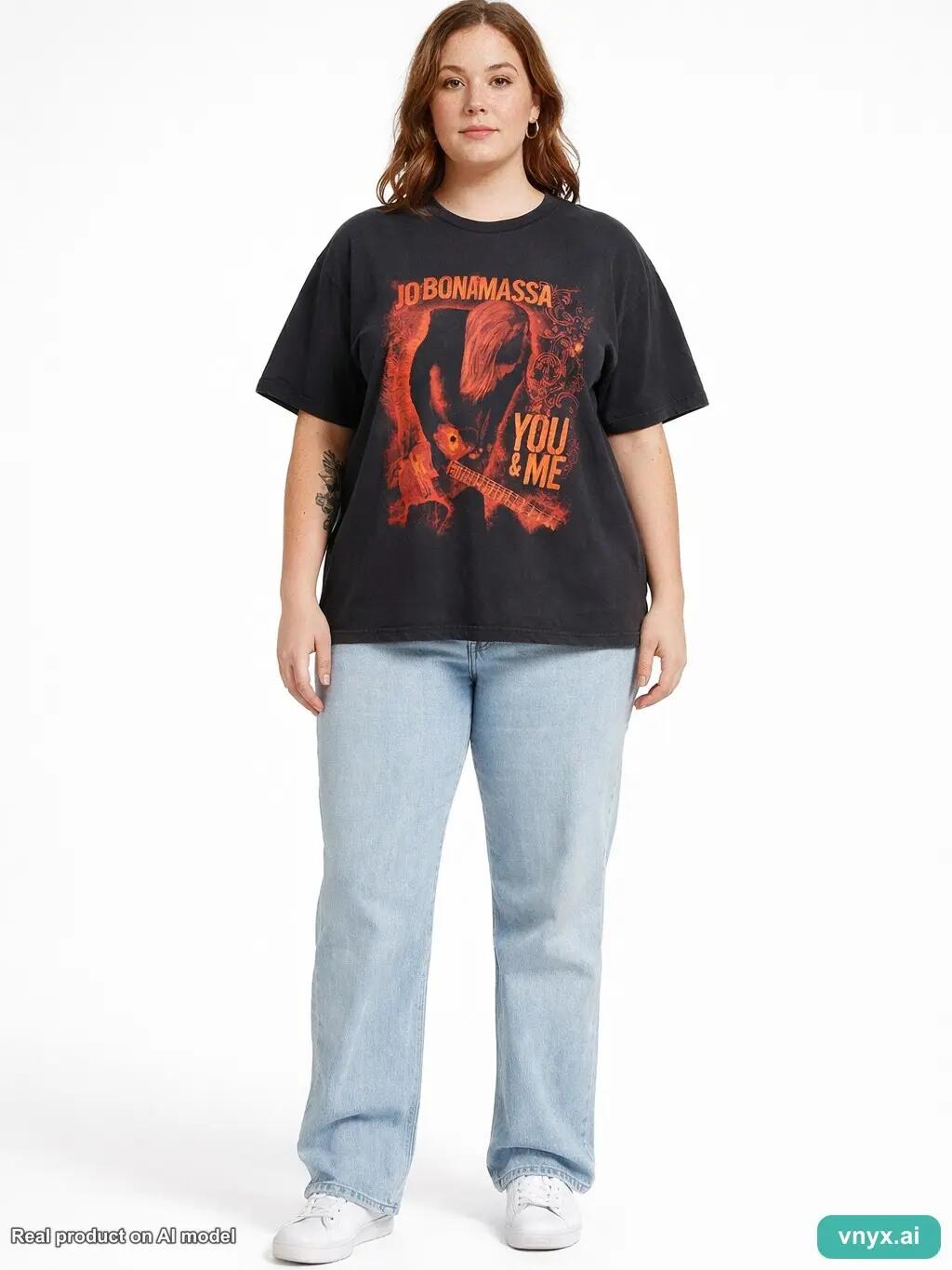 Second Life - Vintage Fruit of the Loom Dark Black T-Shirt Women L 3/5