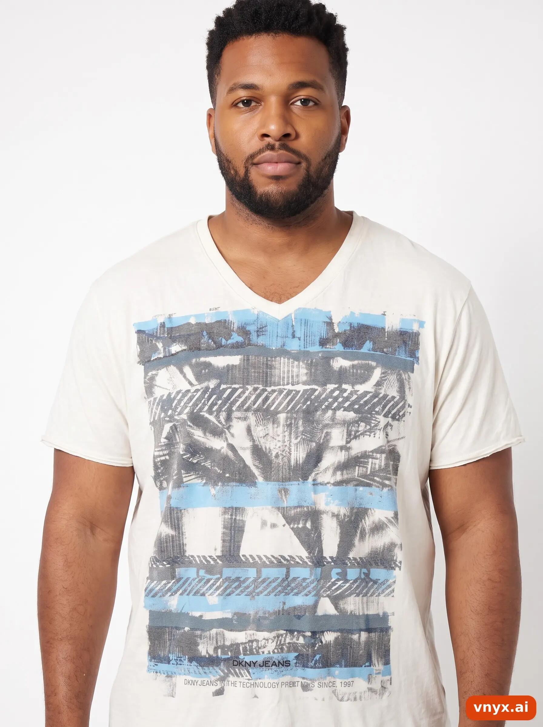 Second Life - Vintage DKNY Cream T-Shirt Men L 4/6
