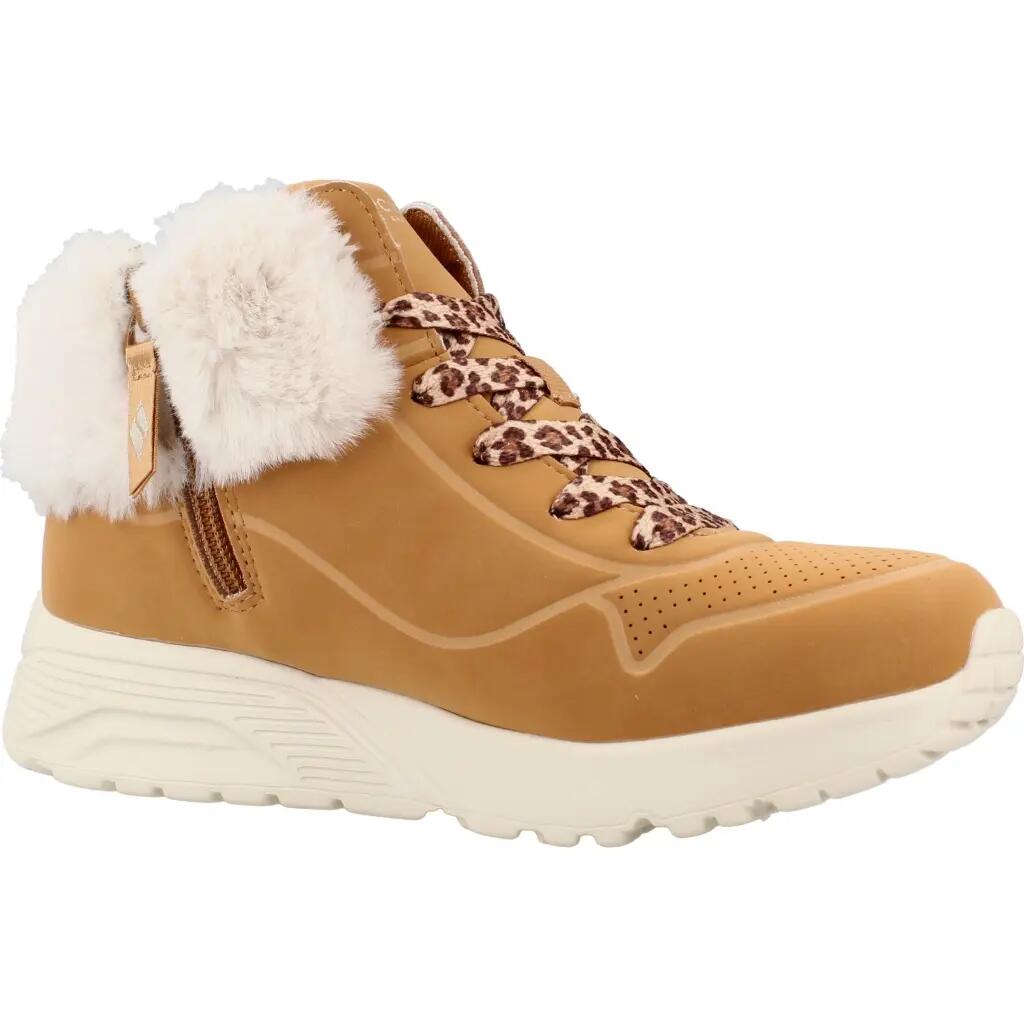 Scarpe da donna Skechers Uno Lite marroni. 5/5