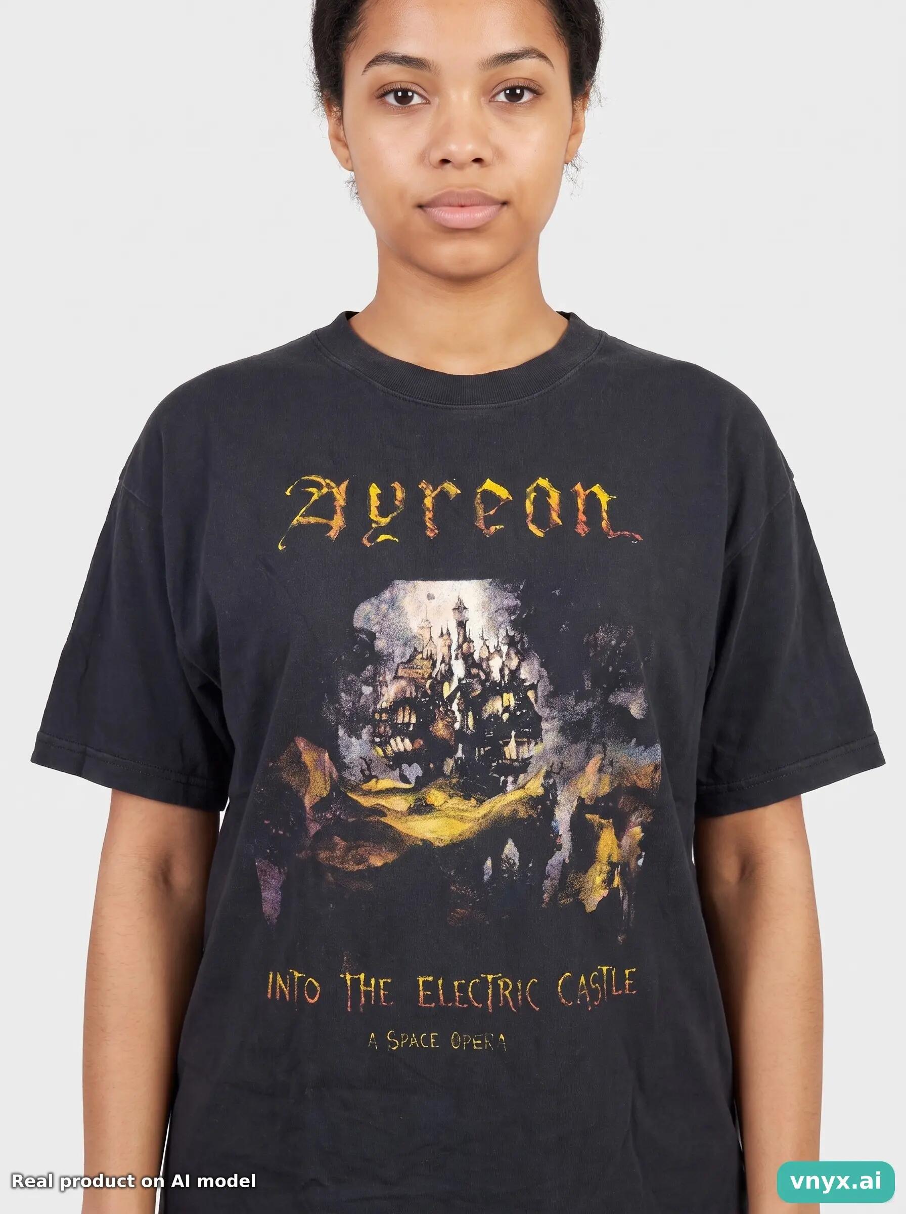 Second Life - Vintage Fruit of the Loom Black T-Shirt in size L 6/6