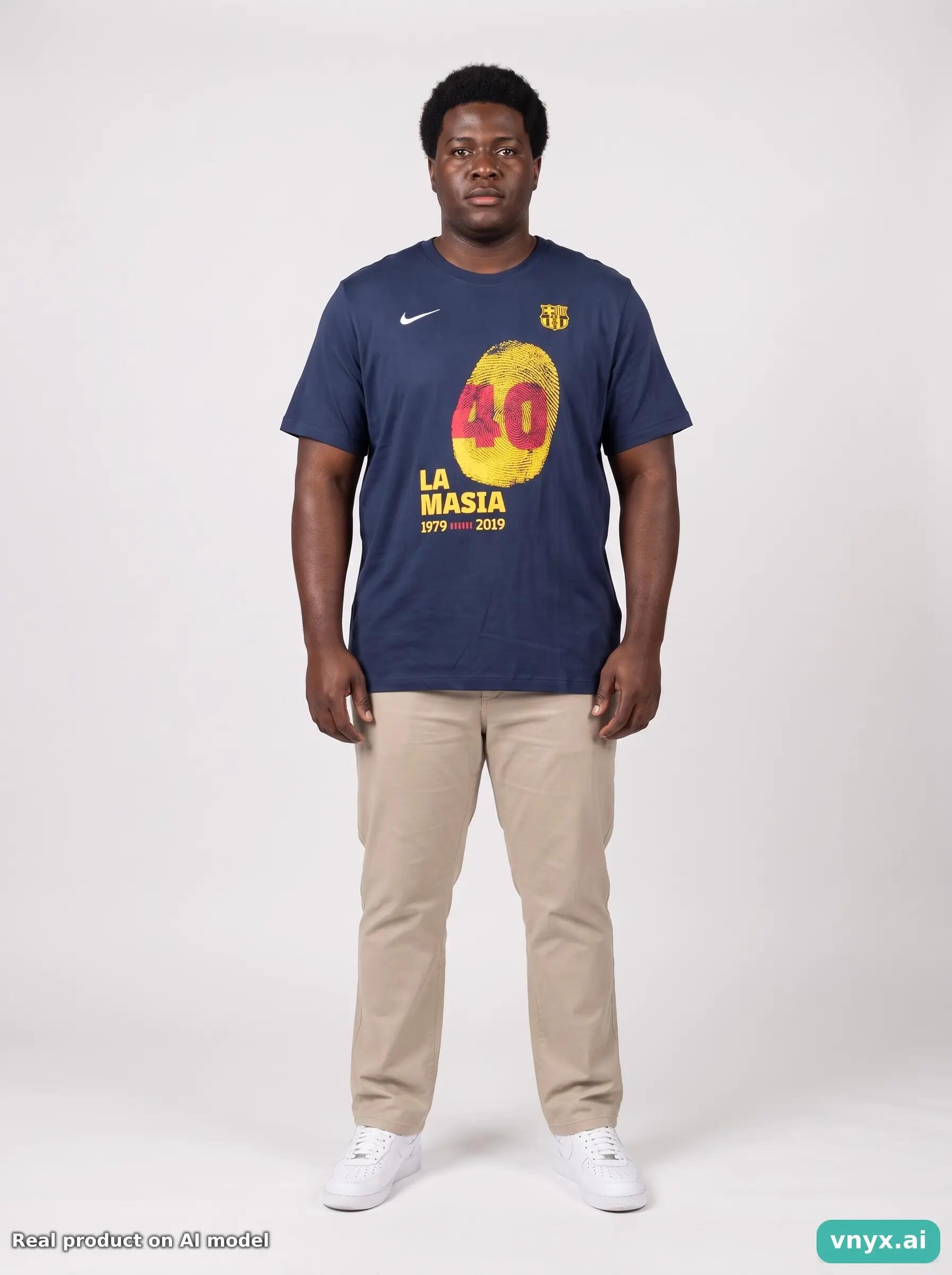 Second Life - Vintage Nike Dark blue T-Shirt Men L 6/6