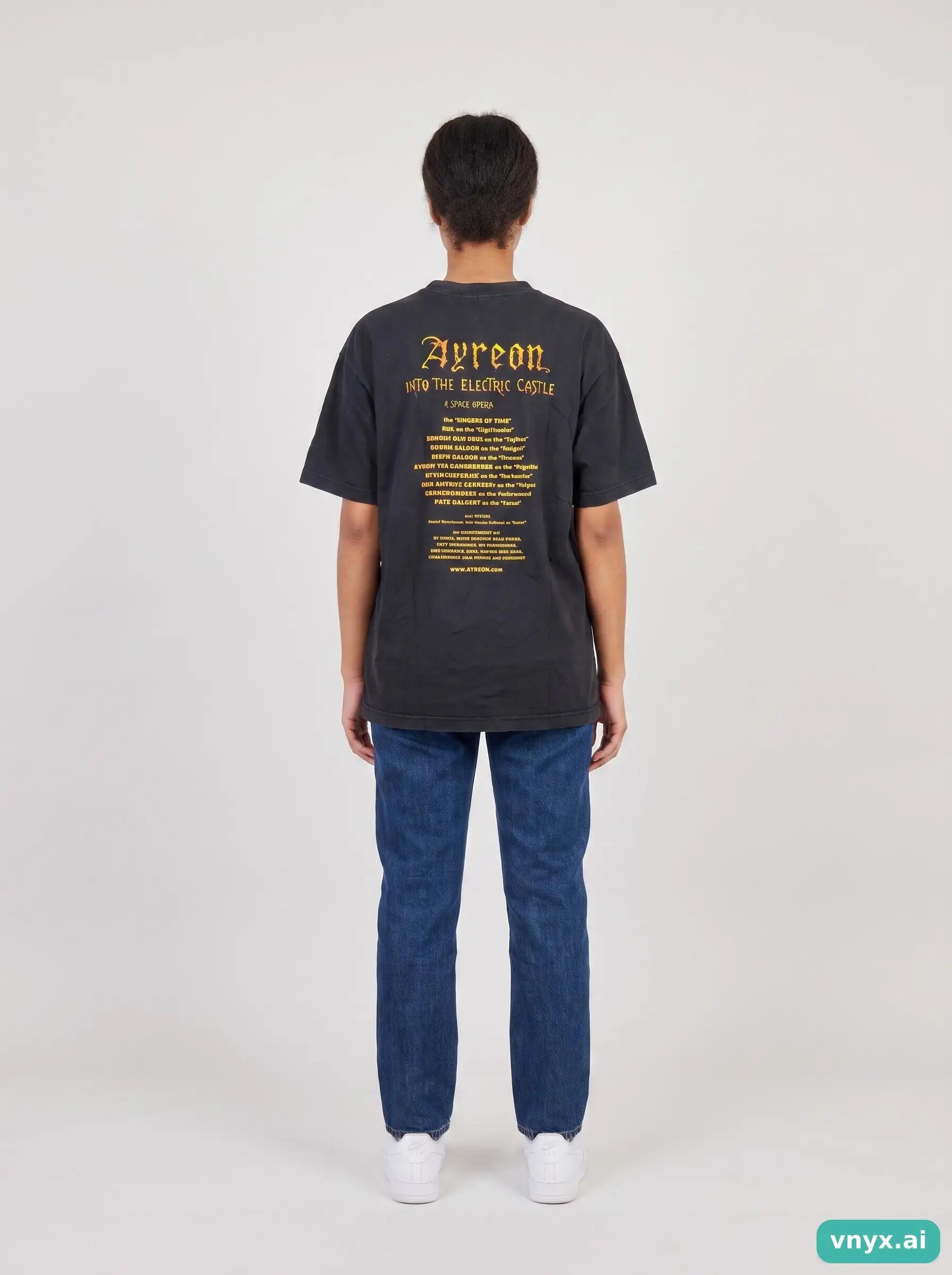 Second Life - Vintage Fruit of the Loom Black T-Shirt in size L 4/6