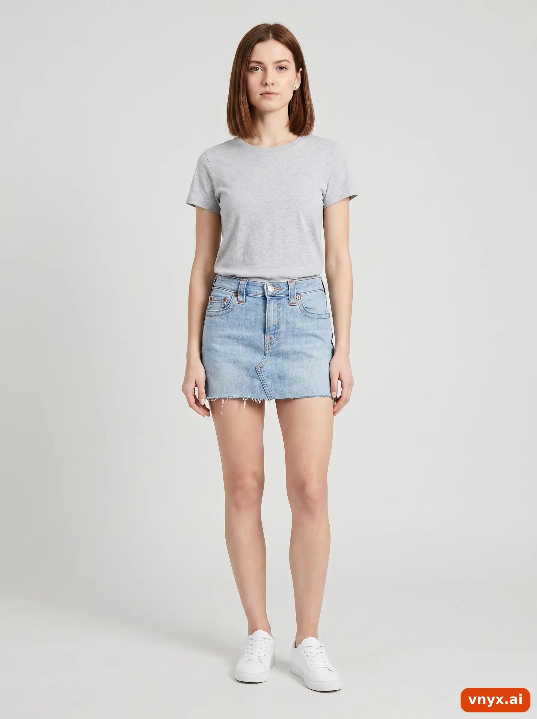 Second Life - Vintage True Religion Blue Denim Skirt Women W30 2/6