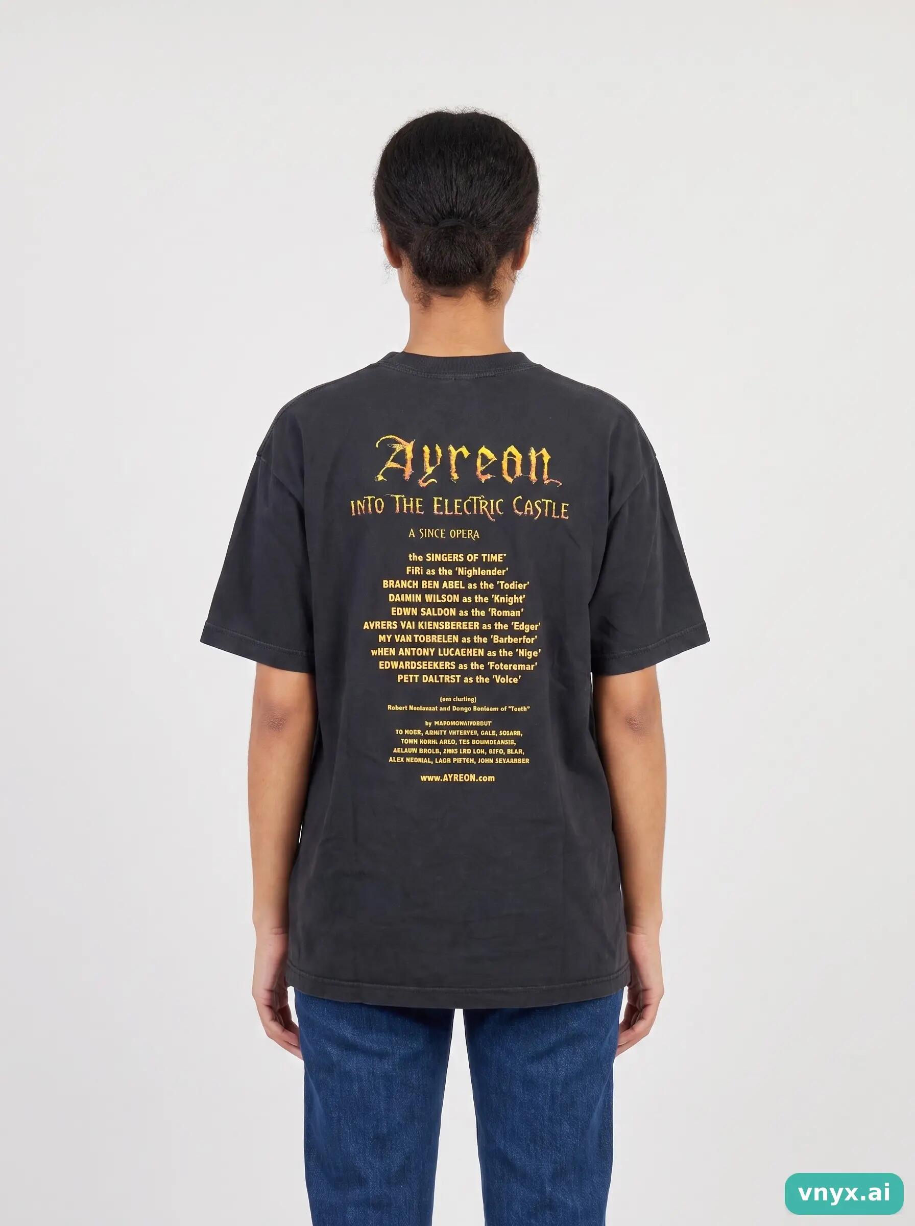 Second Life - Vintage Fruit of the Loom Black T-Shirt in size L 2/6