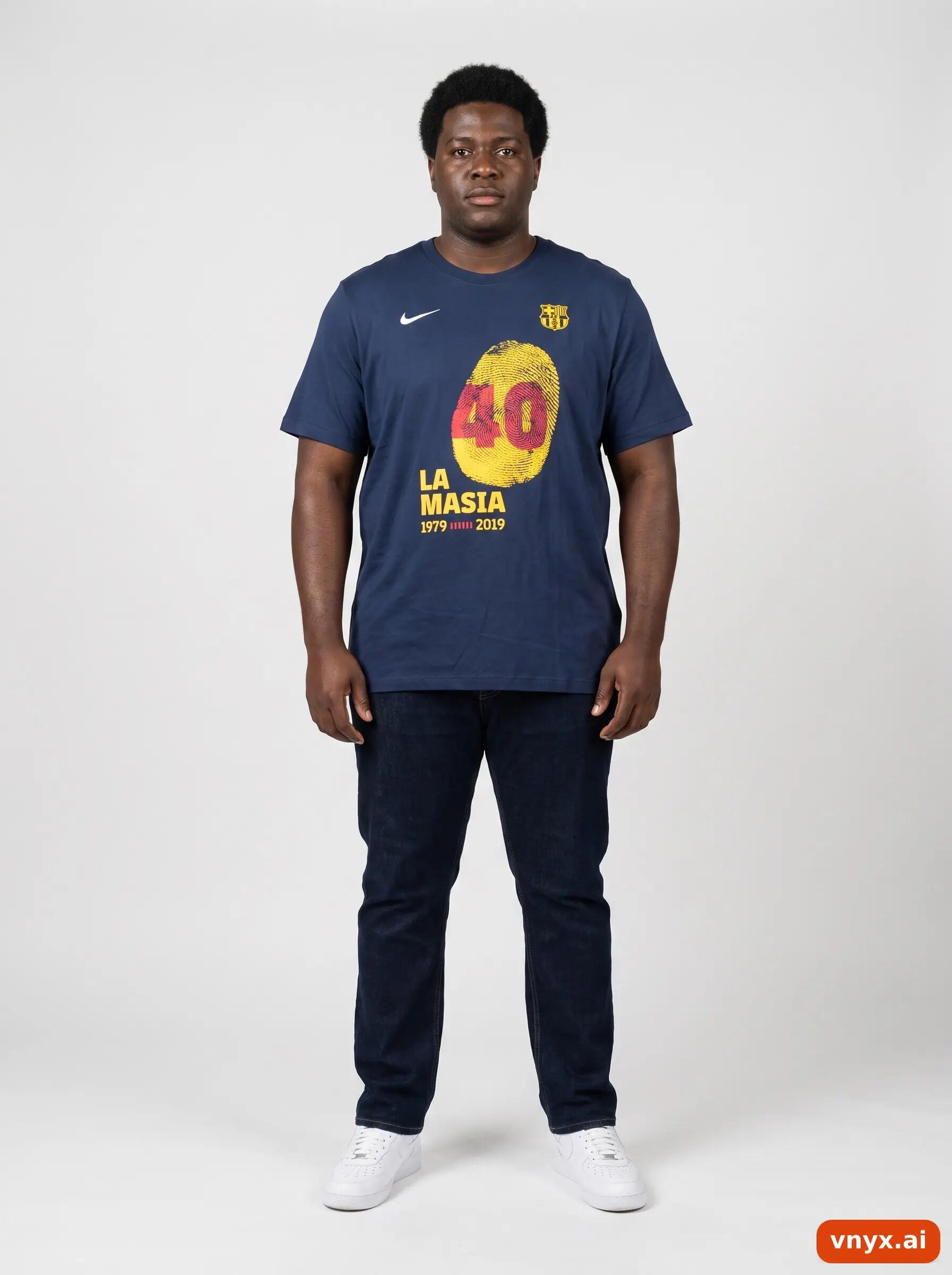 Second Life - Vintage Nike Dark blue T-Shirt Men L 3/6