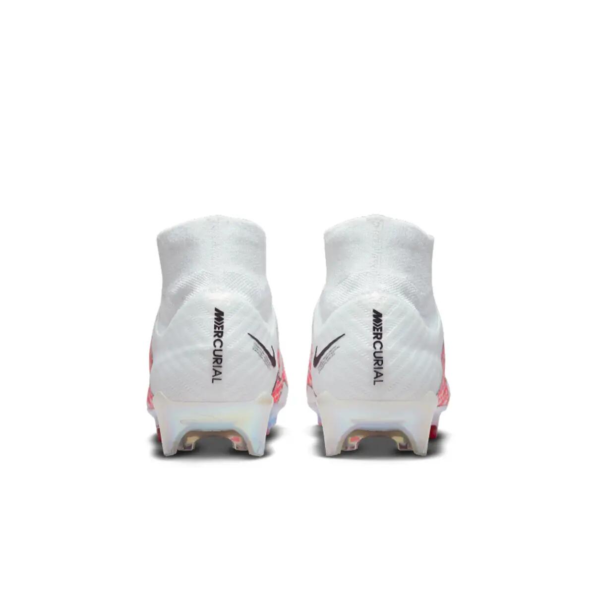 Nike Zoom Mercurial Superfly 9 Elite FG White Bright Crimson 4/6
