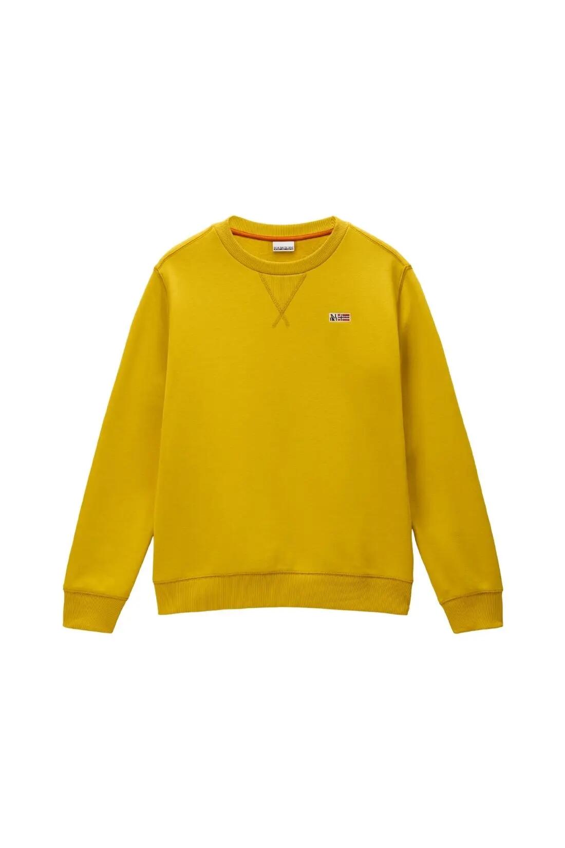 Napapijri Buri men's winter sweatshirt - yellow 3/3