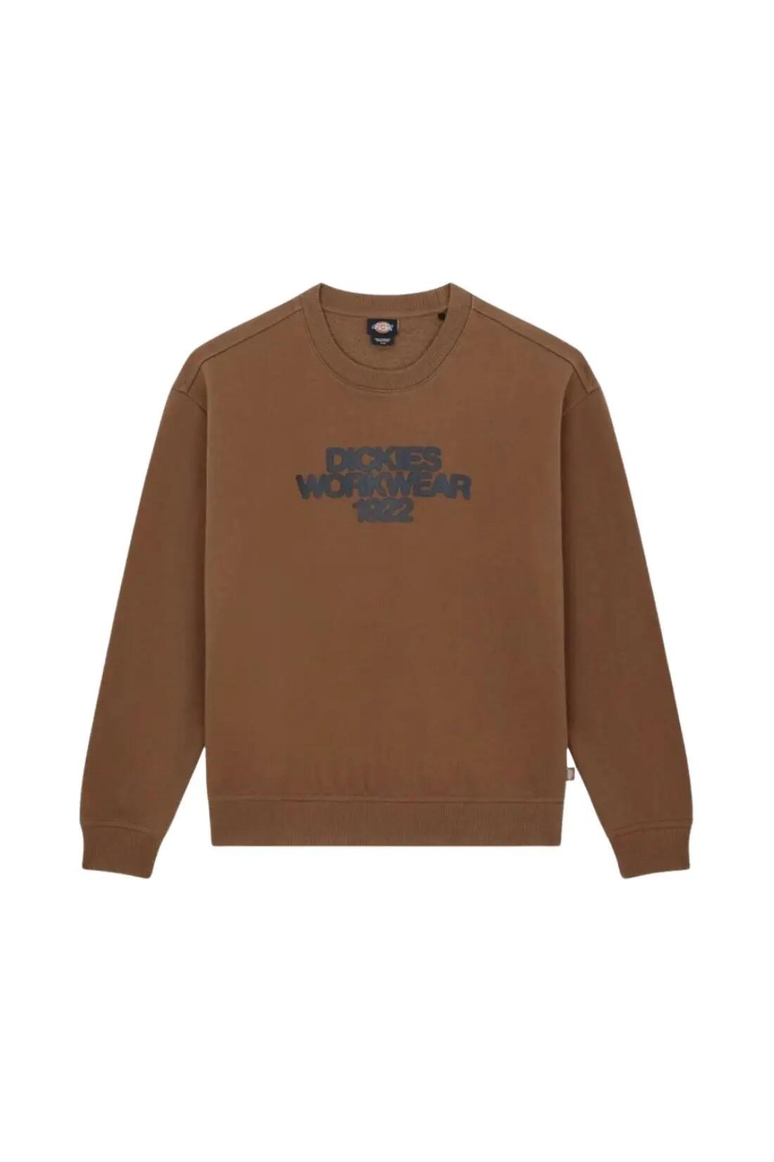 Felpa - Sportswear - Uomo - Vestibilità relaxed, girocollo - Torrey - Marrone 2/3