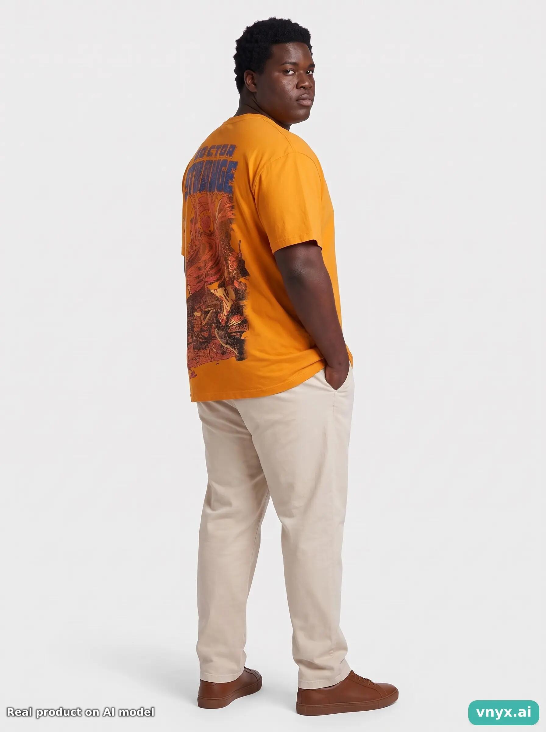 Second Life - Vintage MARVEL Bold Orange T-Shirt Men XXL 6/6
