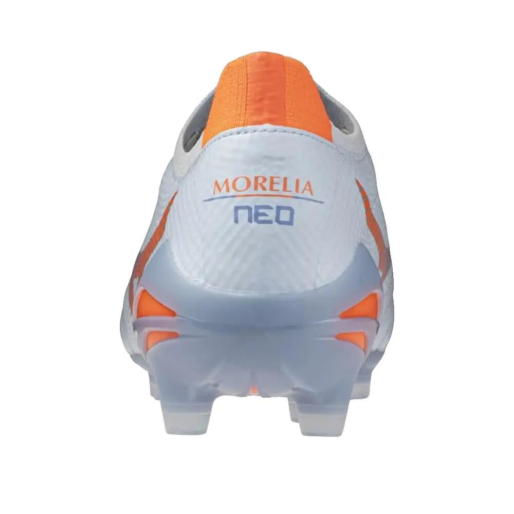 Chaussures de football Mizuno Morelia Neo V Beta Elite FG Bleu/Blanc 4/4