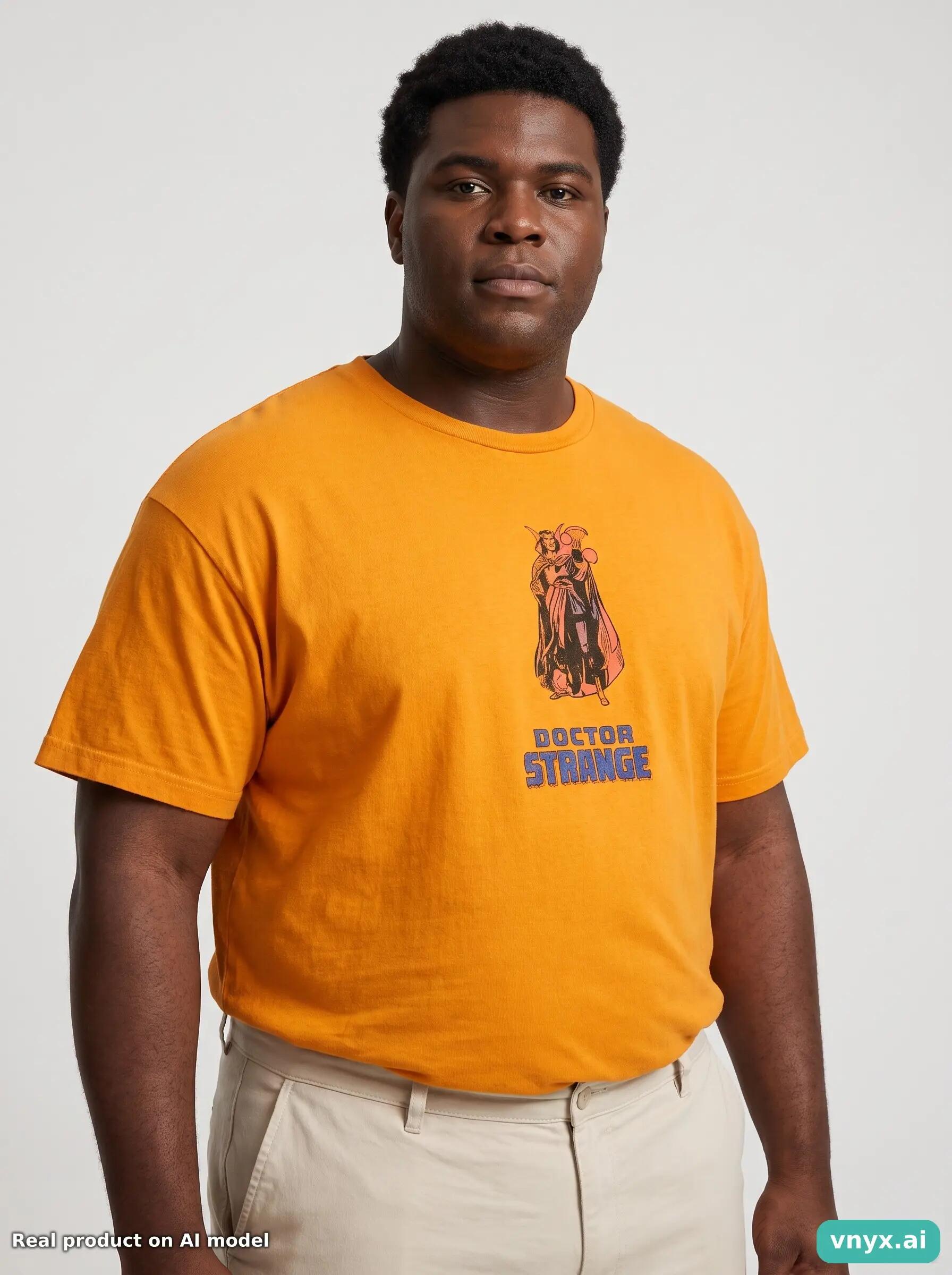 Second Life - Vintage MARVEL Bold Orange T-Shirt Men XXL 5/6