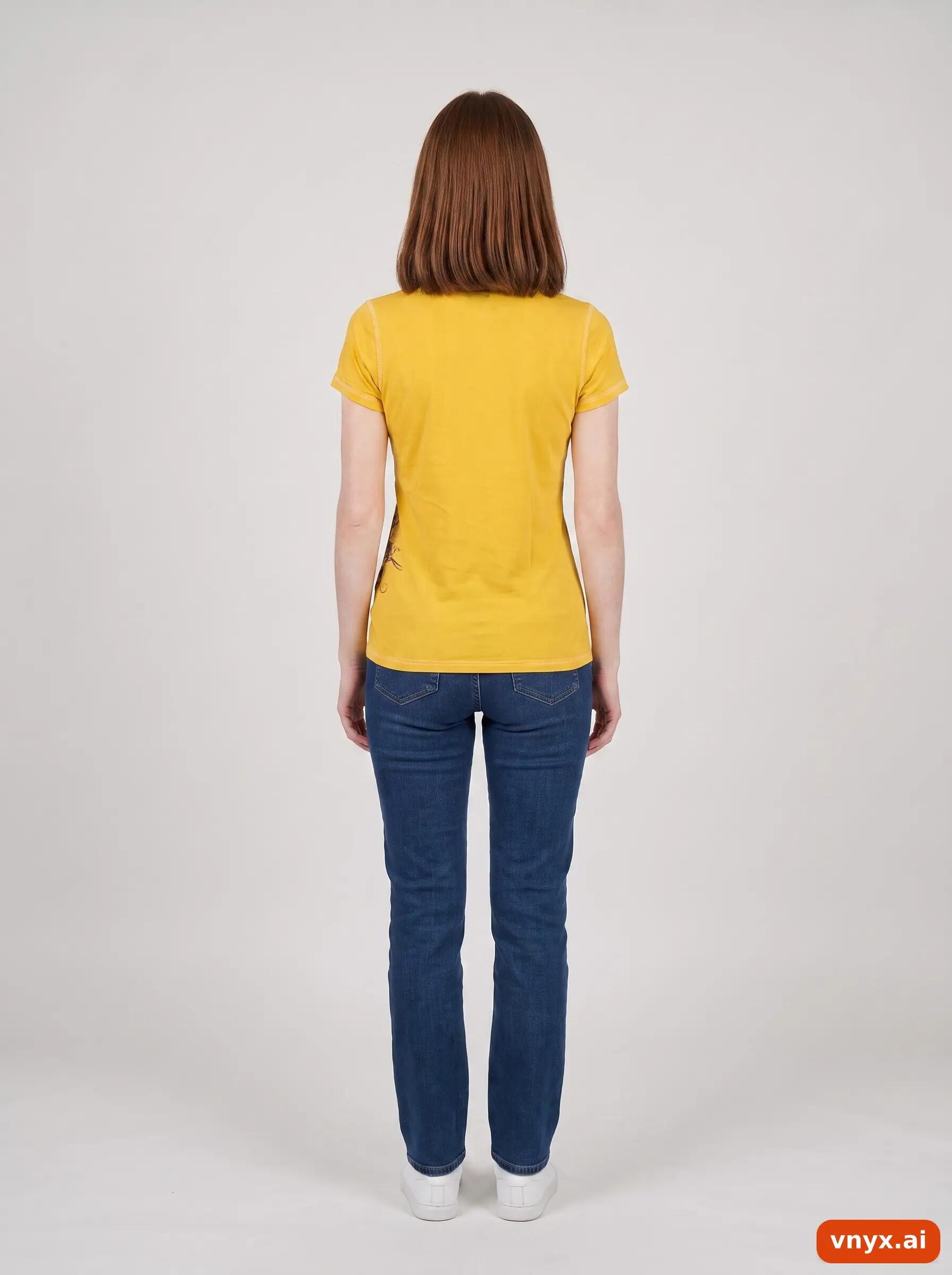 Second Life - Vintage Replay Yellow T-Shirts Women S 4/6