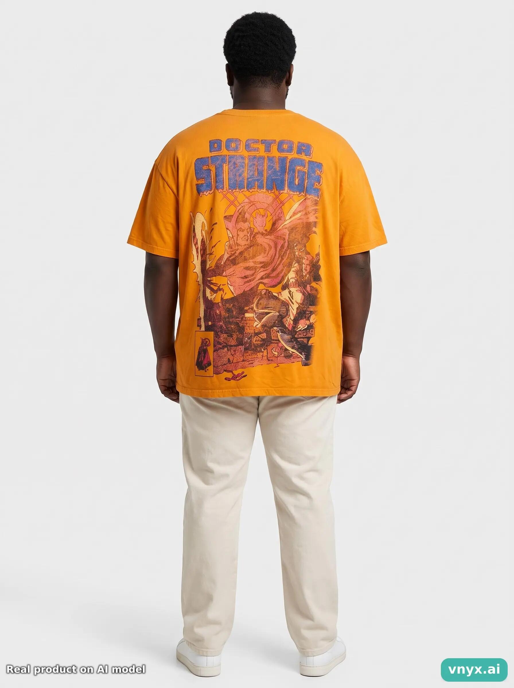 Second Life - Vintage MARVEL Bold Orange T-Shirt Men XXL 4/6