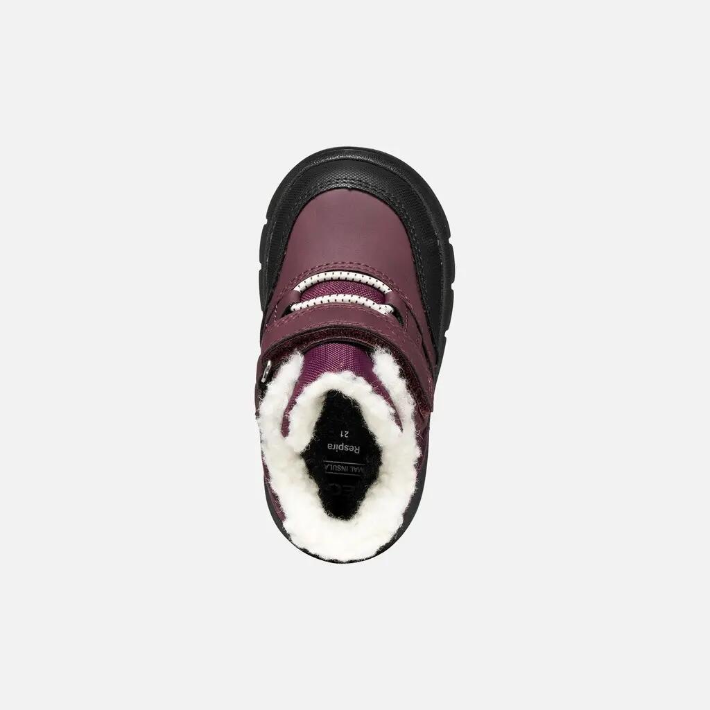 Bottines Bébé Fille B WILLABOOM GIRL B ABX Bordeaux 6/7
