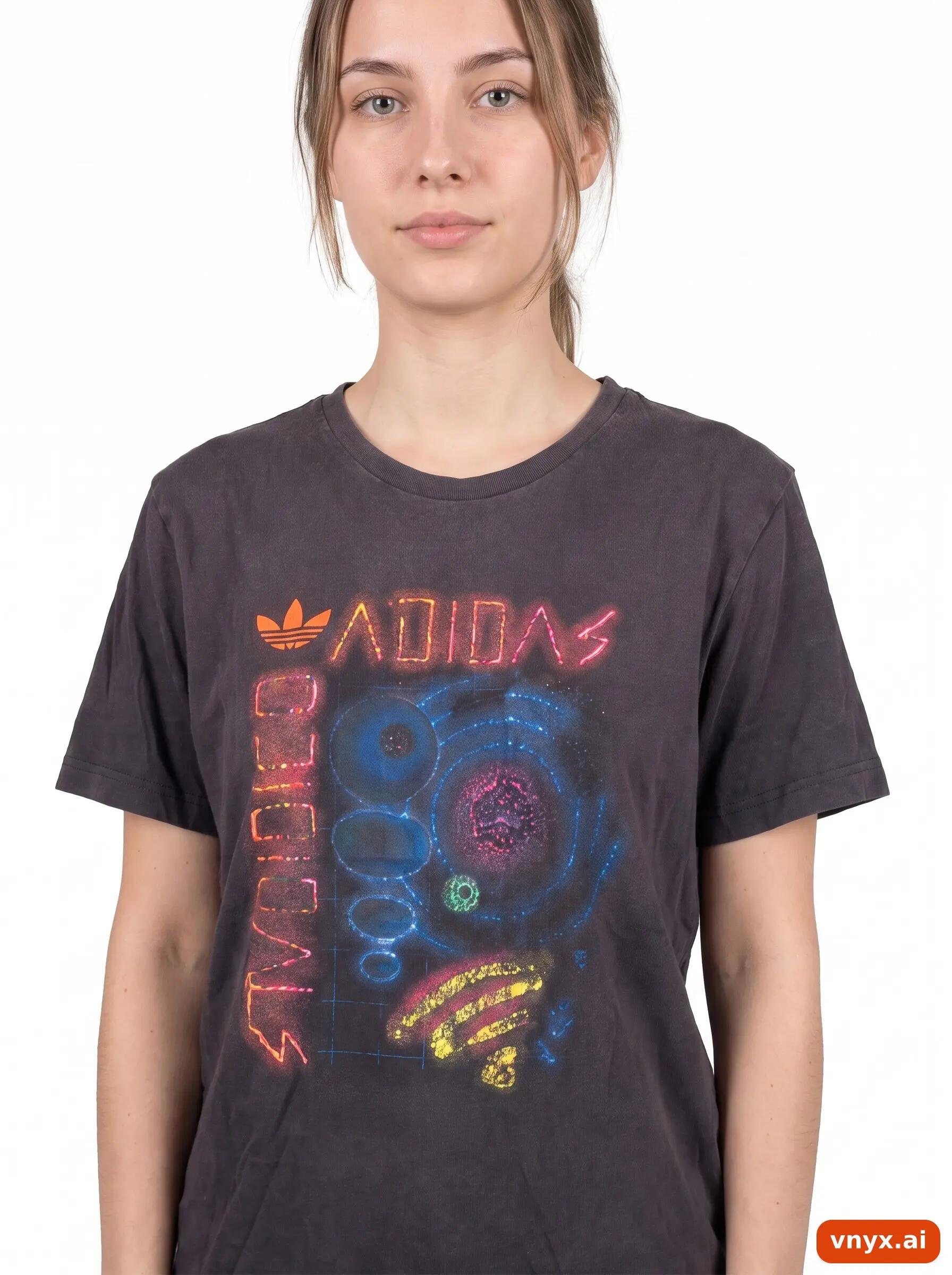 Second Life - Vintage Adidas Grey T-Shirt Women M 4/6
