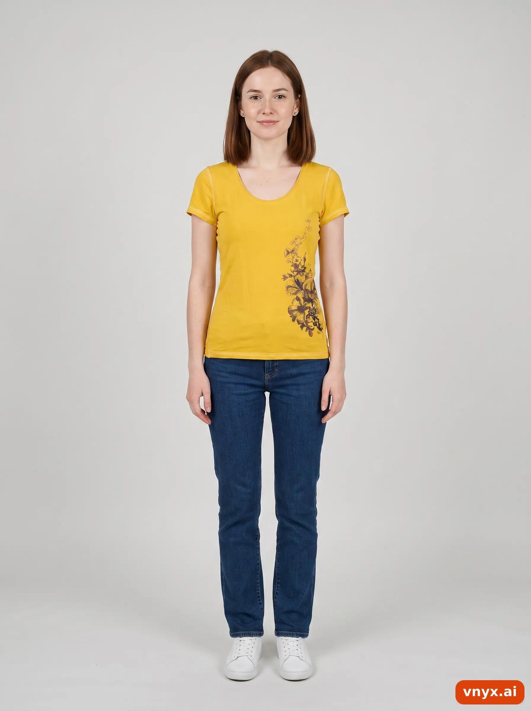 Second Life - Vintage Replay Yellow T-Shirts Women S 3/6