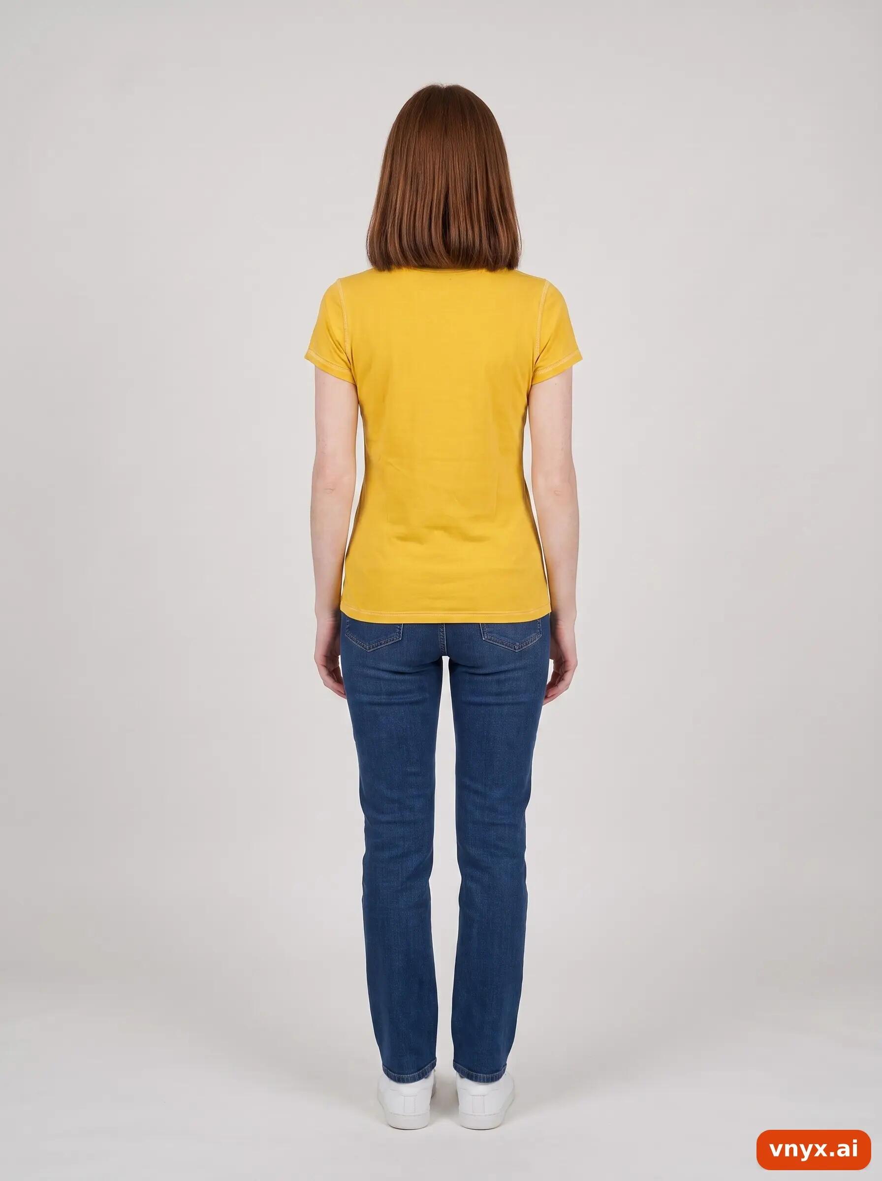 Second Life - Vintage Replay Yellow T-Shirts Women S 2/6