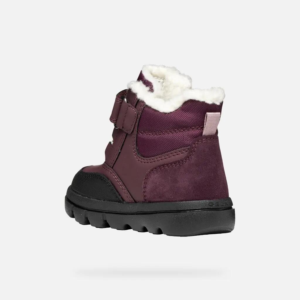 Bottines Bébé Fille B WILLABOOM GIRL B ABX Bordeaux 4/7