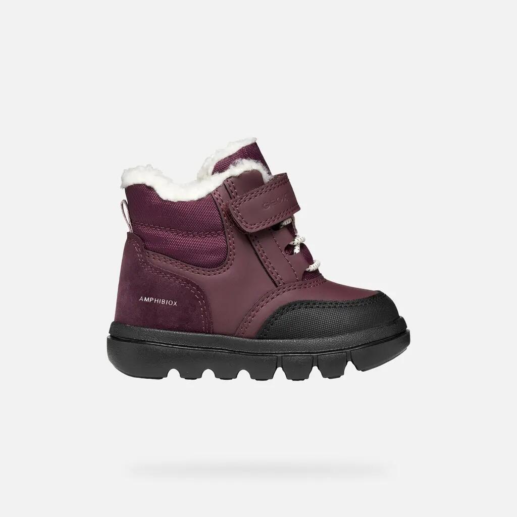 Bottines Bébé Fille B WILLABOOM GIRL B ABX Bordeaux 2/7