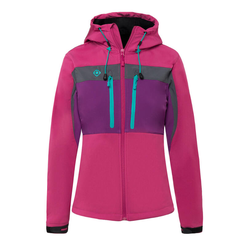 Izas Chaqueta Softshell para senderismo y montaña de mujer INATYE