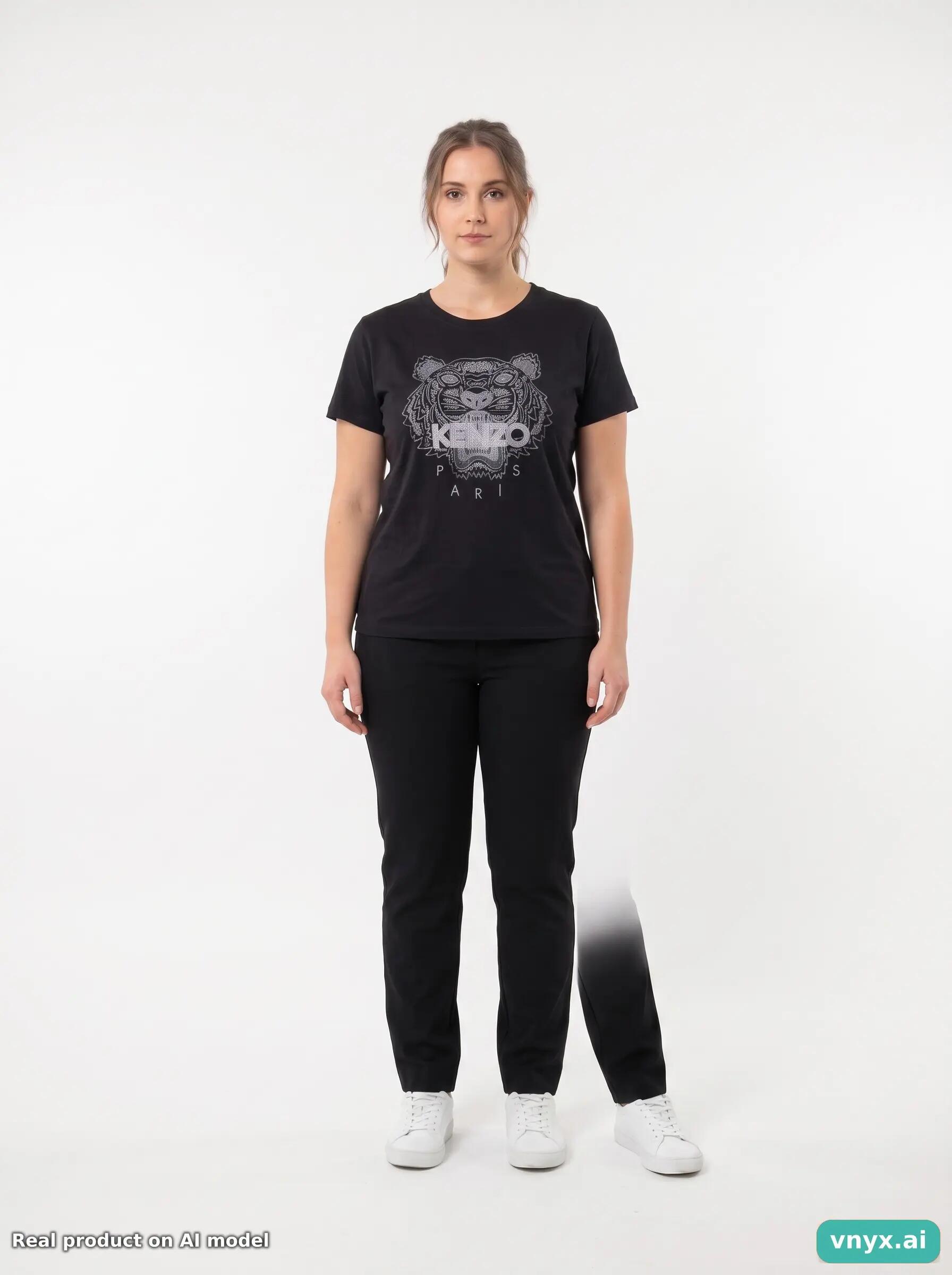 Second Life - Vintage Kenzo Black T-Shirt Women L 6/6