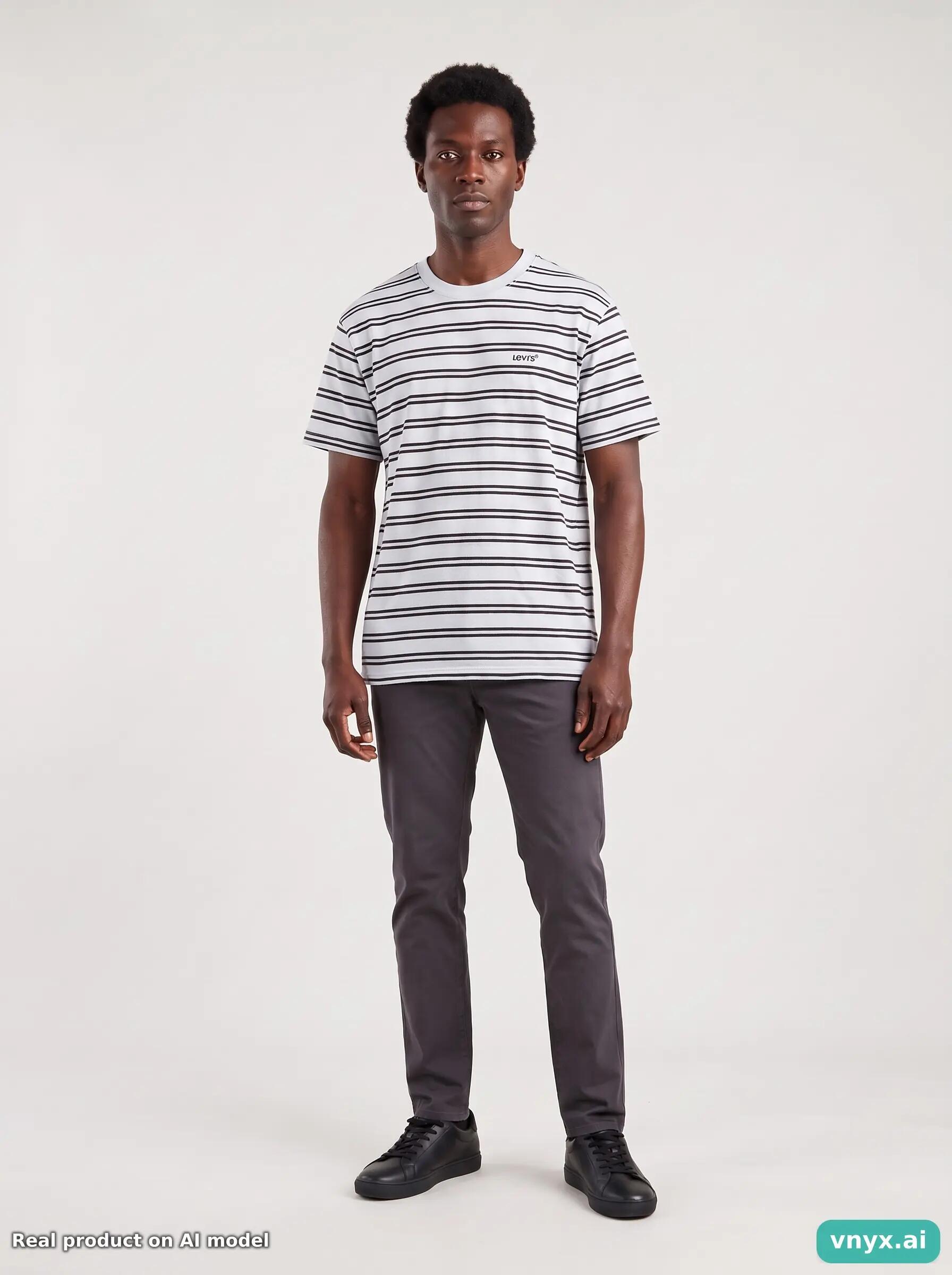 Second Life - Vintage Levi's Grey T-Shirt Men S 5/6