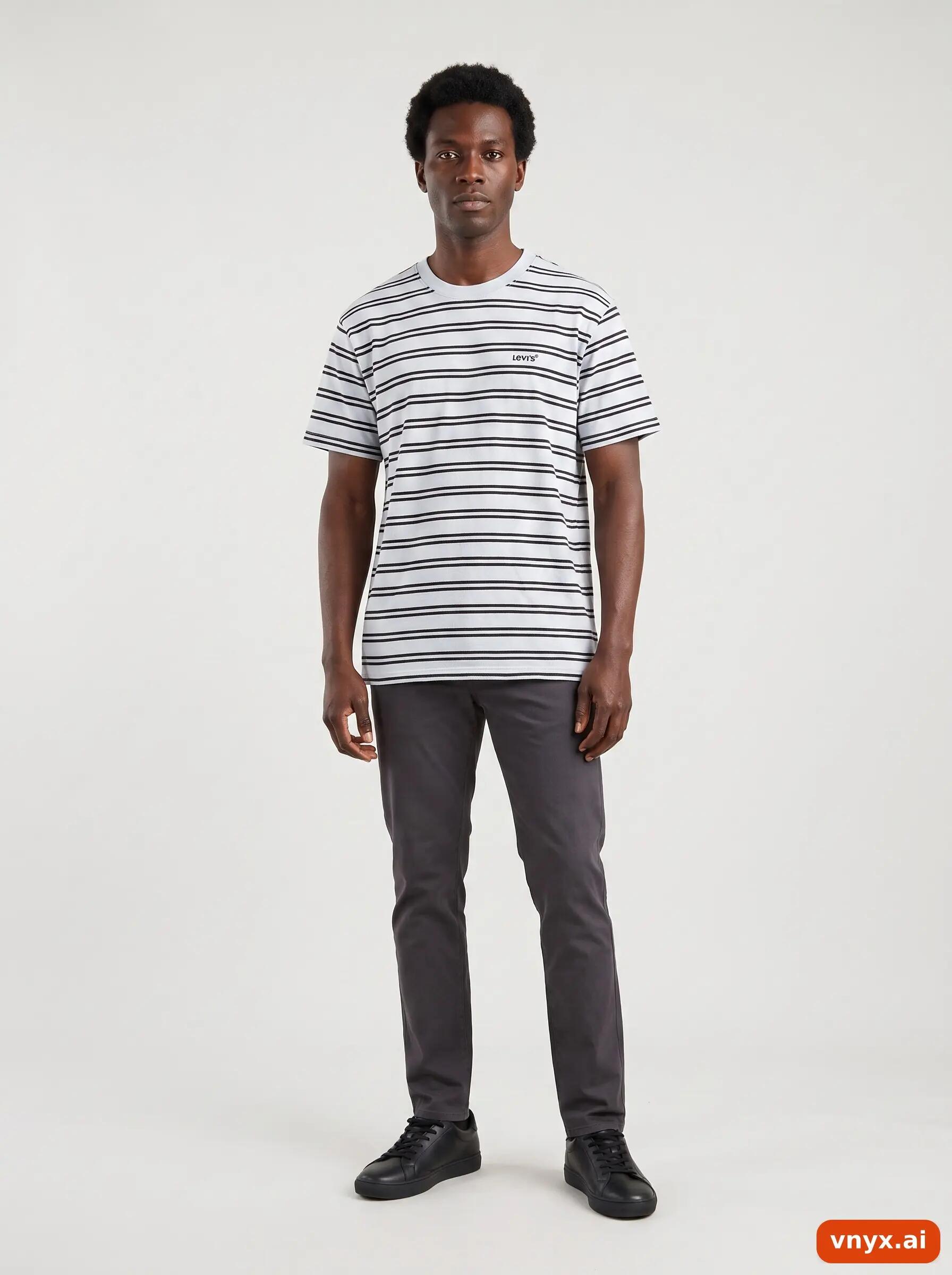 Second Life - Vintage Levi's Grey T-Shirt Men S 3/6